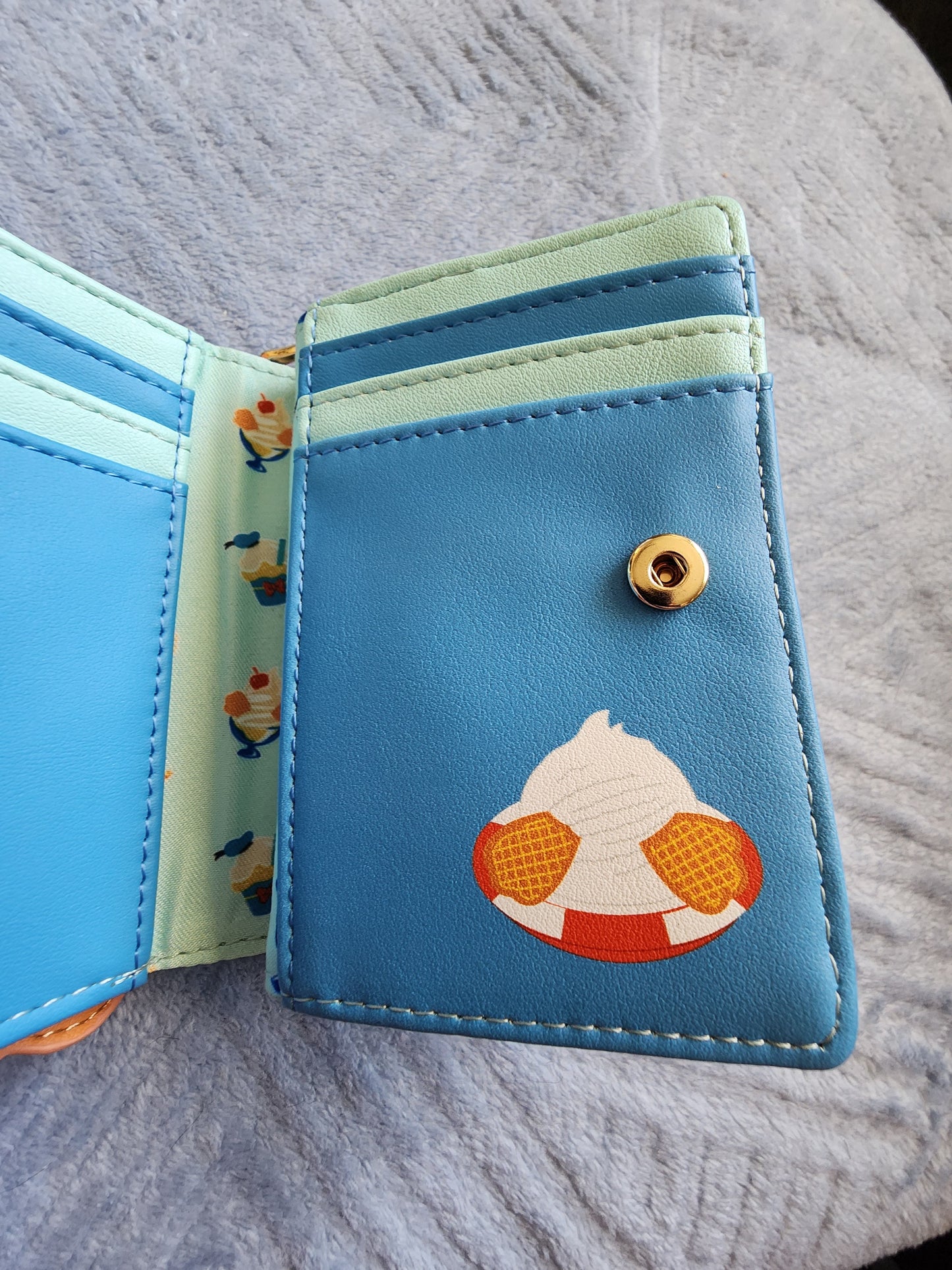 Our Universe Disney 90th Anniversary Donald Duck Ice Cream Treats Wallet