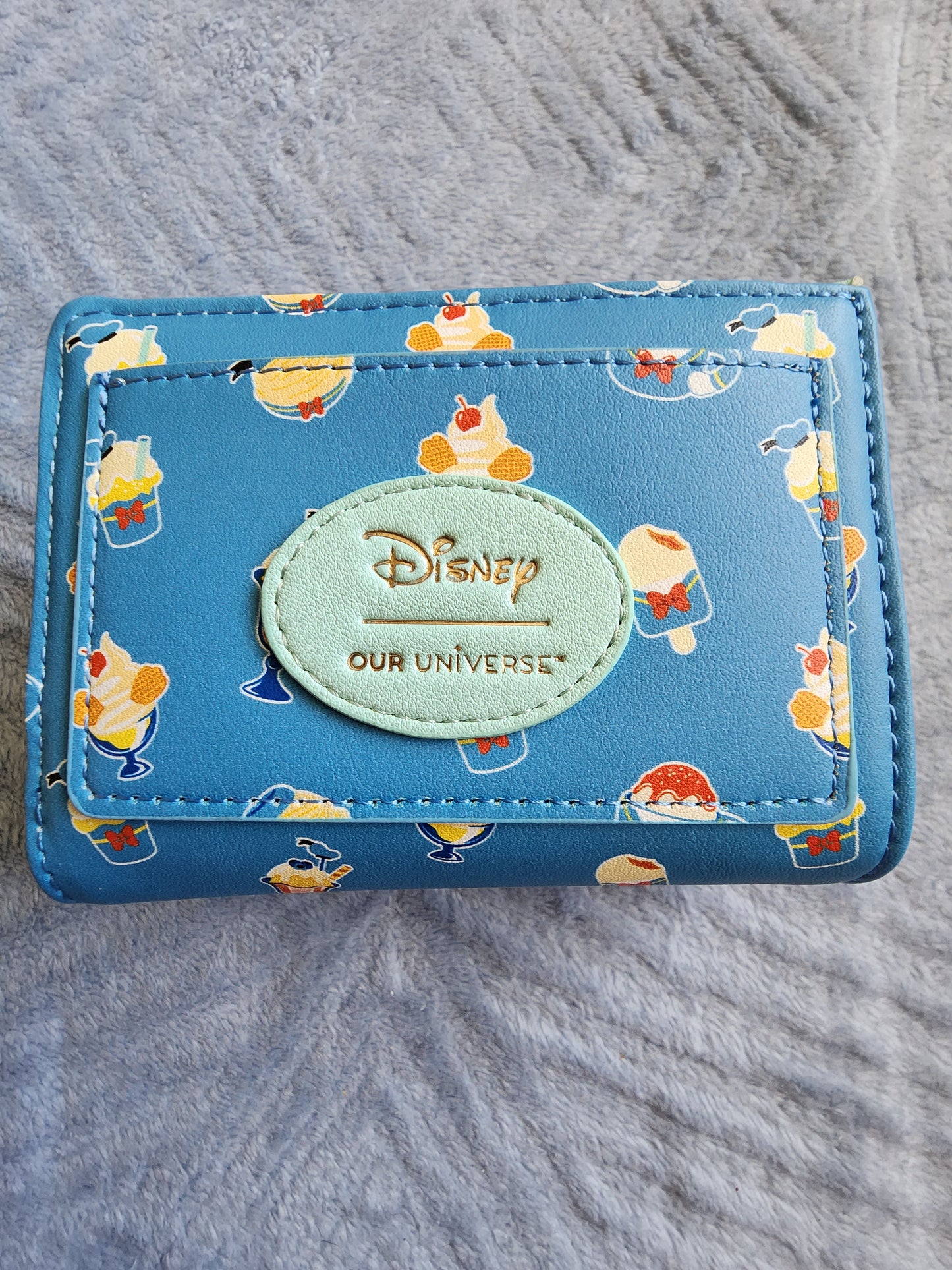 Our Universe Disney 90th Anniversary Donald Duck Ice Cream Treats Wallet