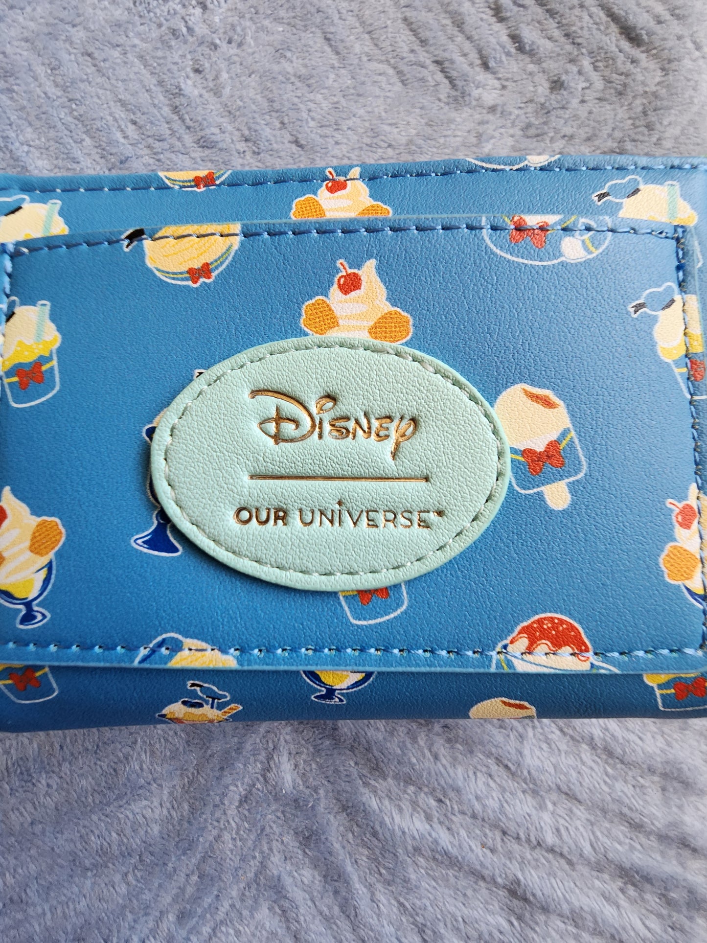 Our Universe Disney 90th Anniversary Donald Duck Ice Cream Treats Wallet