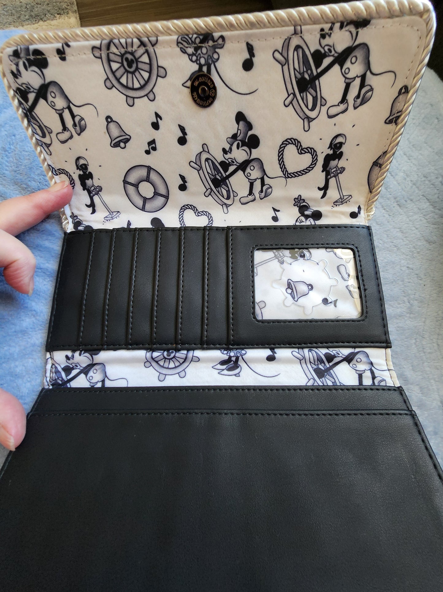 Loungefly Disney Mickey and Minnie Steam Boat Willie Wallet