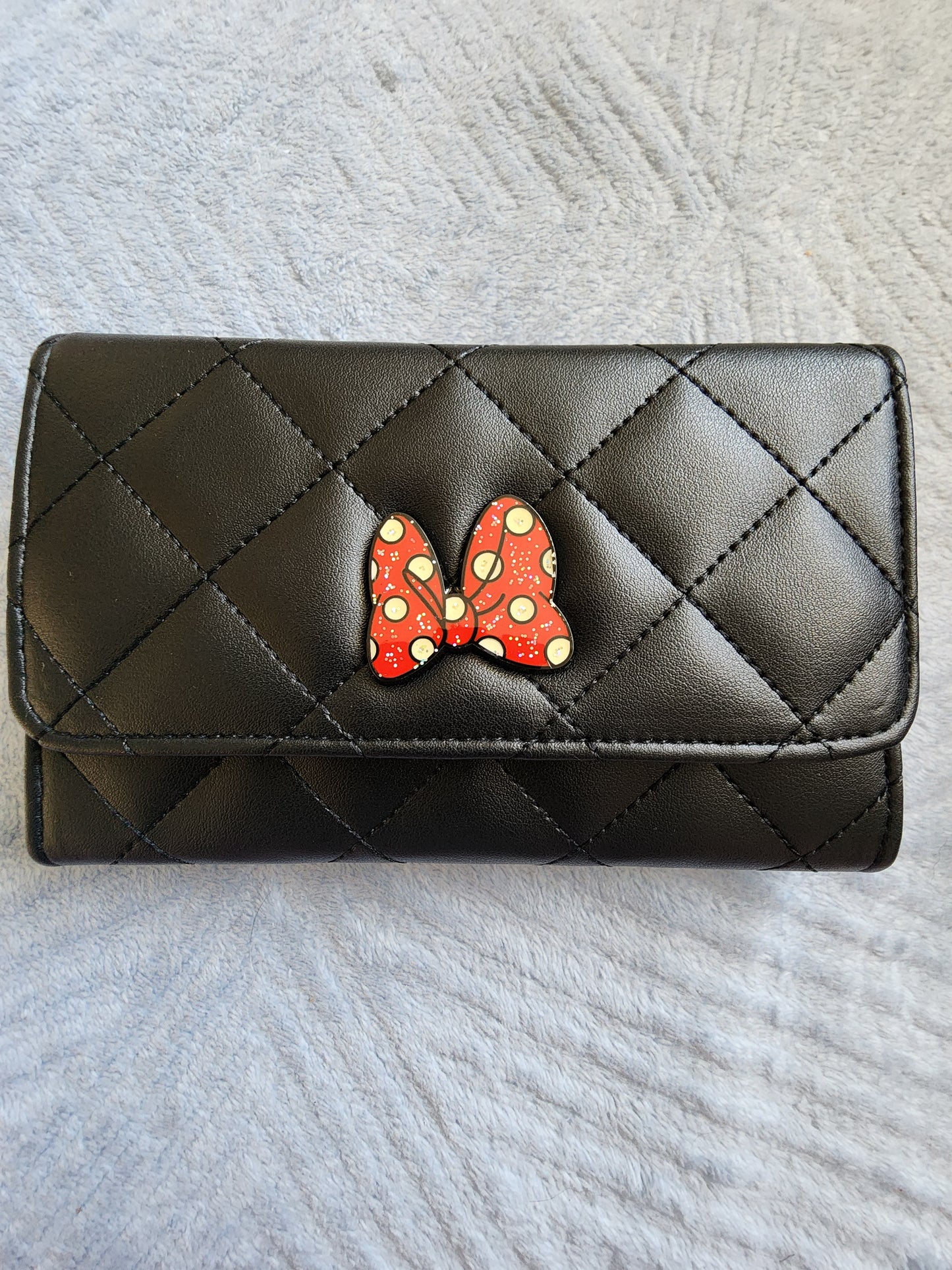 Disney Minnie Mouse Red Polka Dot Bow Wallet