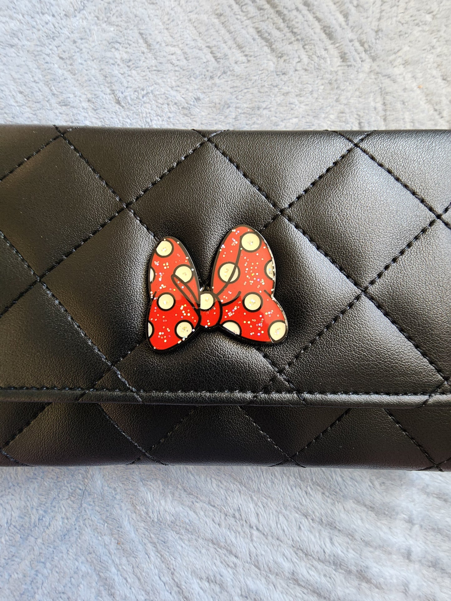 Disney Minnie Mouse Red Polka Dot Bow Wallet