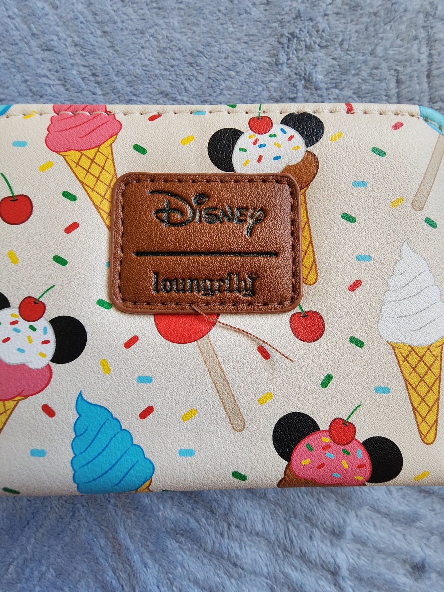 Loungefly Disney Mickey & Minnie Ice Cream Treats Wallet