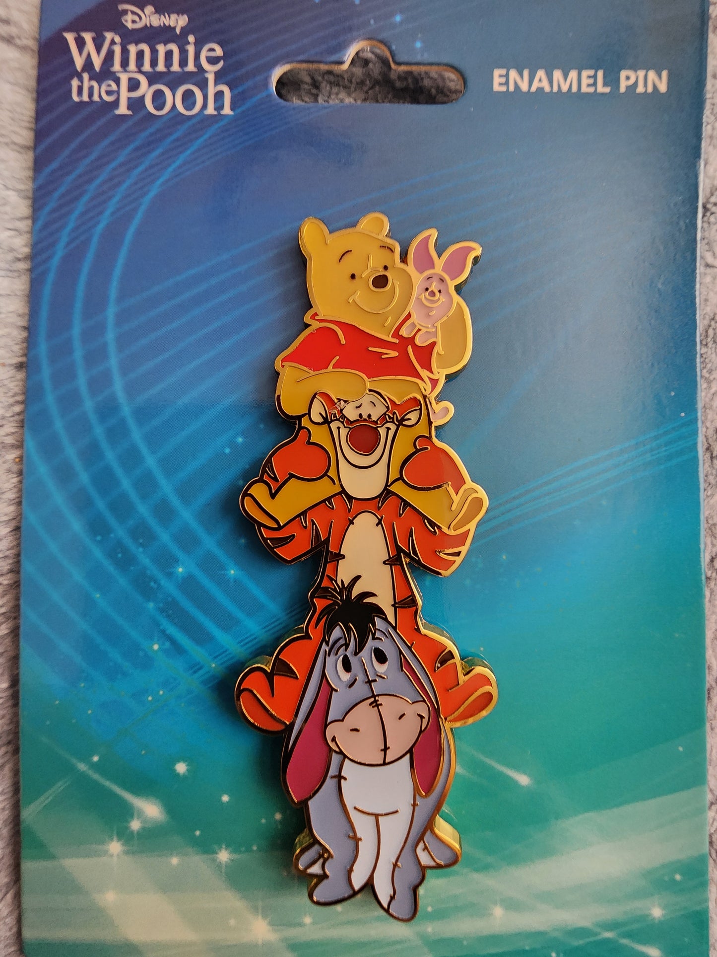 Loungefly Disney Winnie the Pooh and Friends Stacked Characters Pin