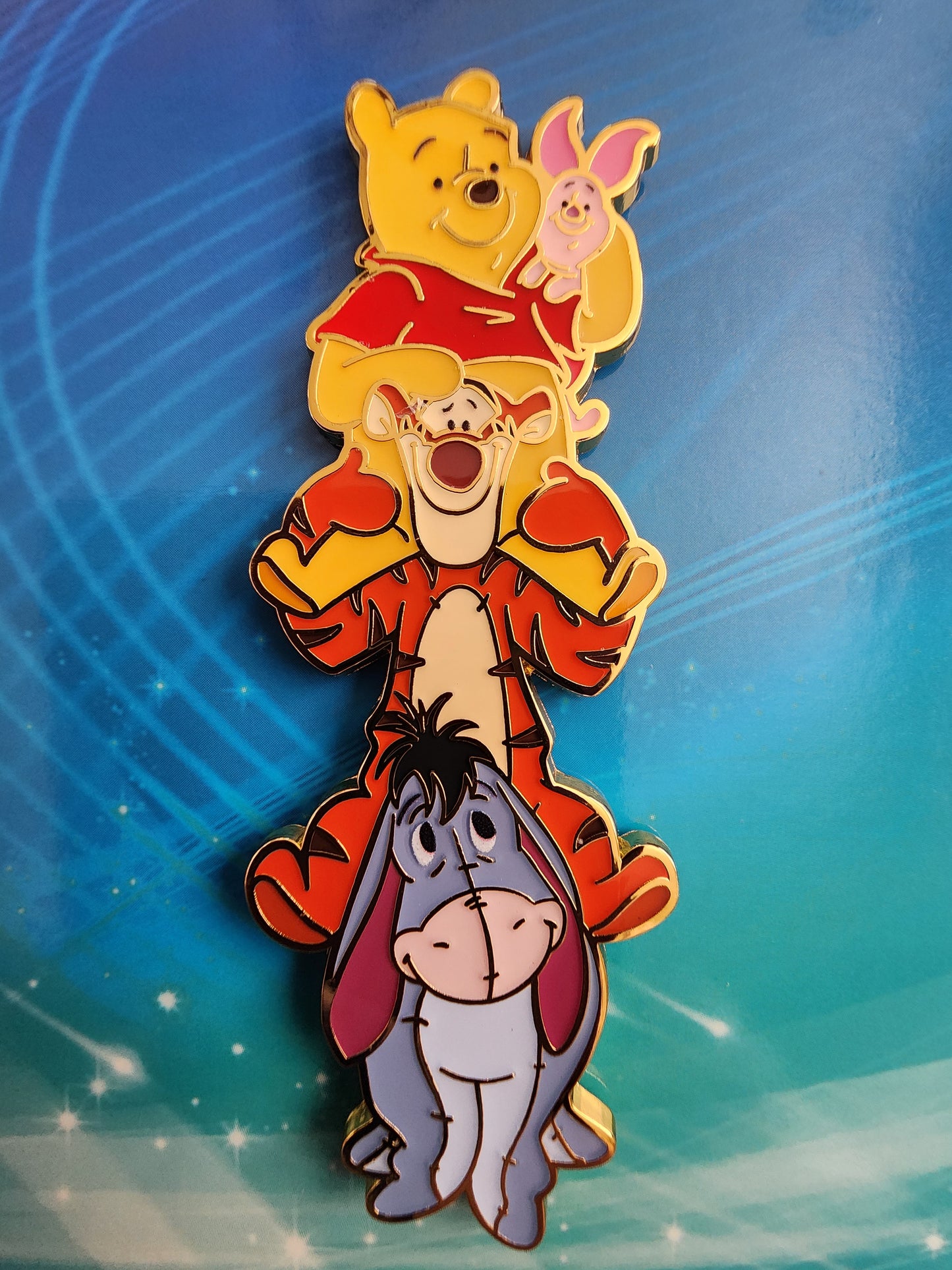 Loungefly Disney Winnie the Pooh and Friends Stacked Characters Pin