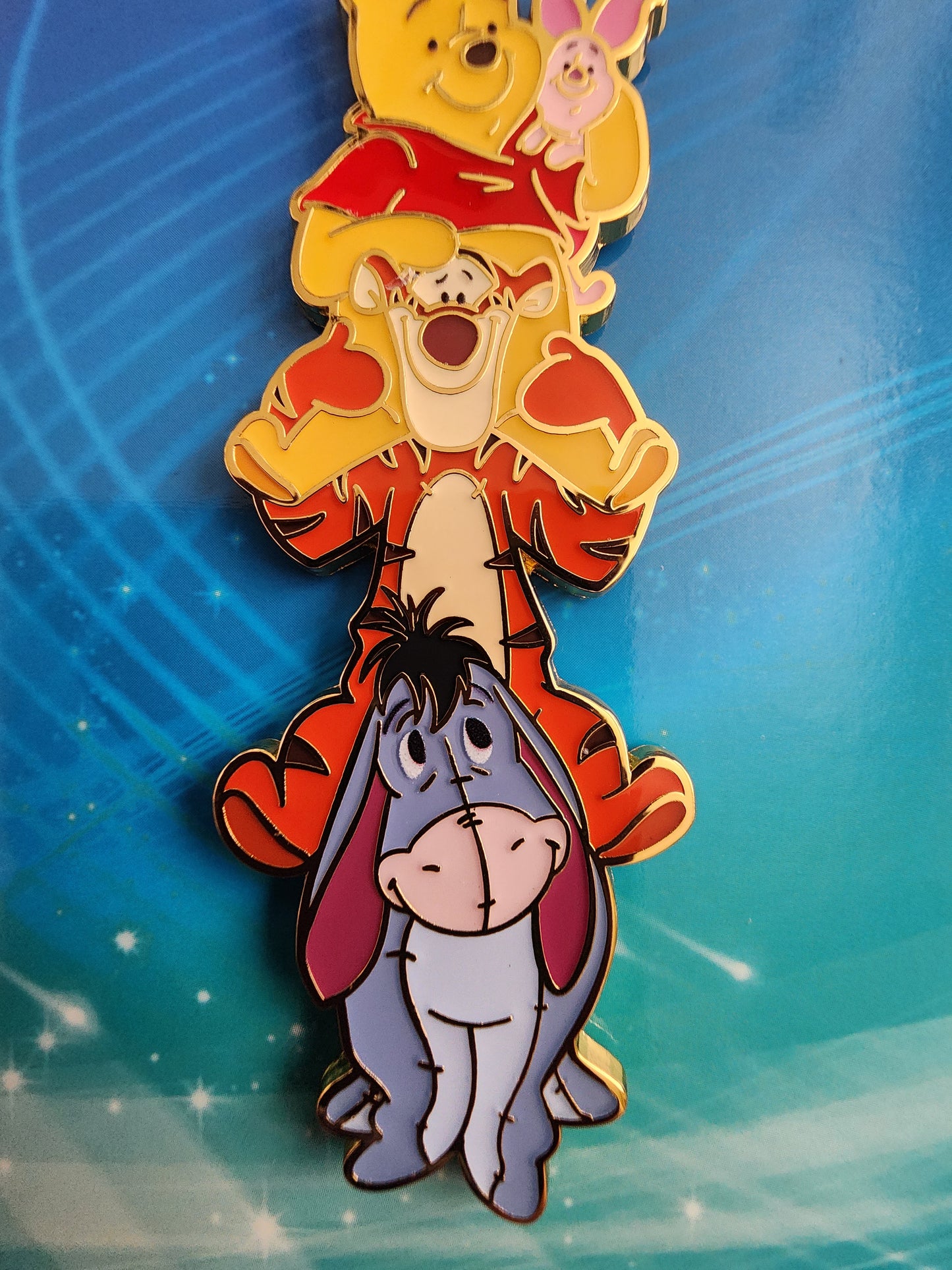 Loungefly Disney Winnie the Pooh and Friends Stacked Characters Pin