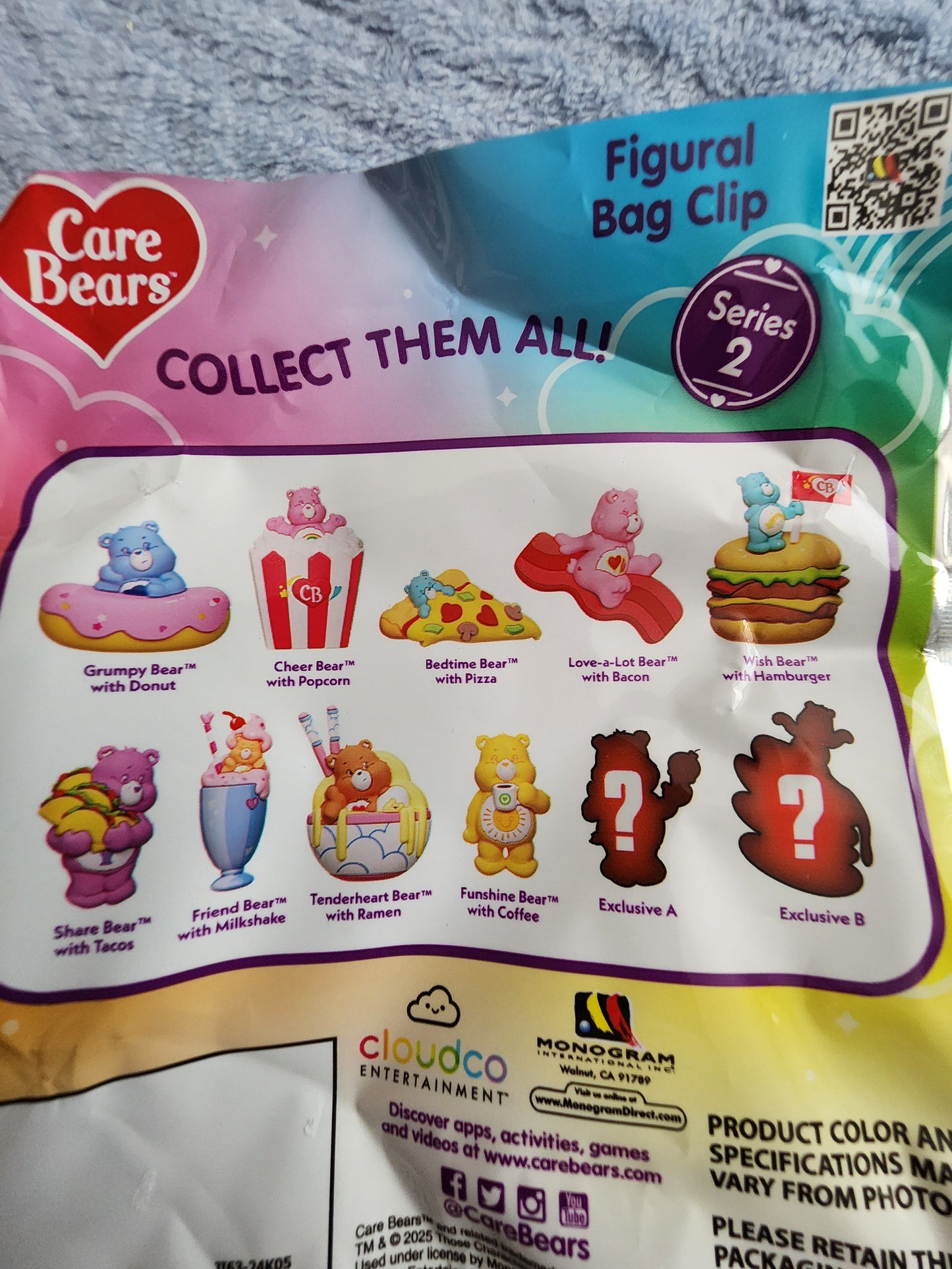 Care Bears Snack Treats Exclusive Mystery Bag Clips
