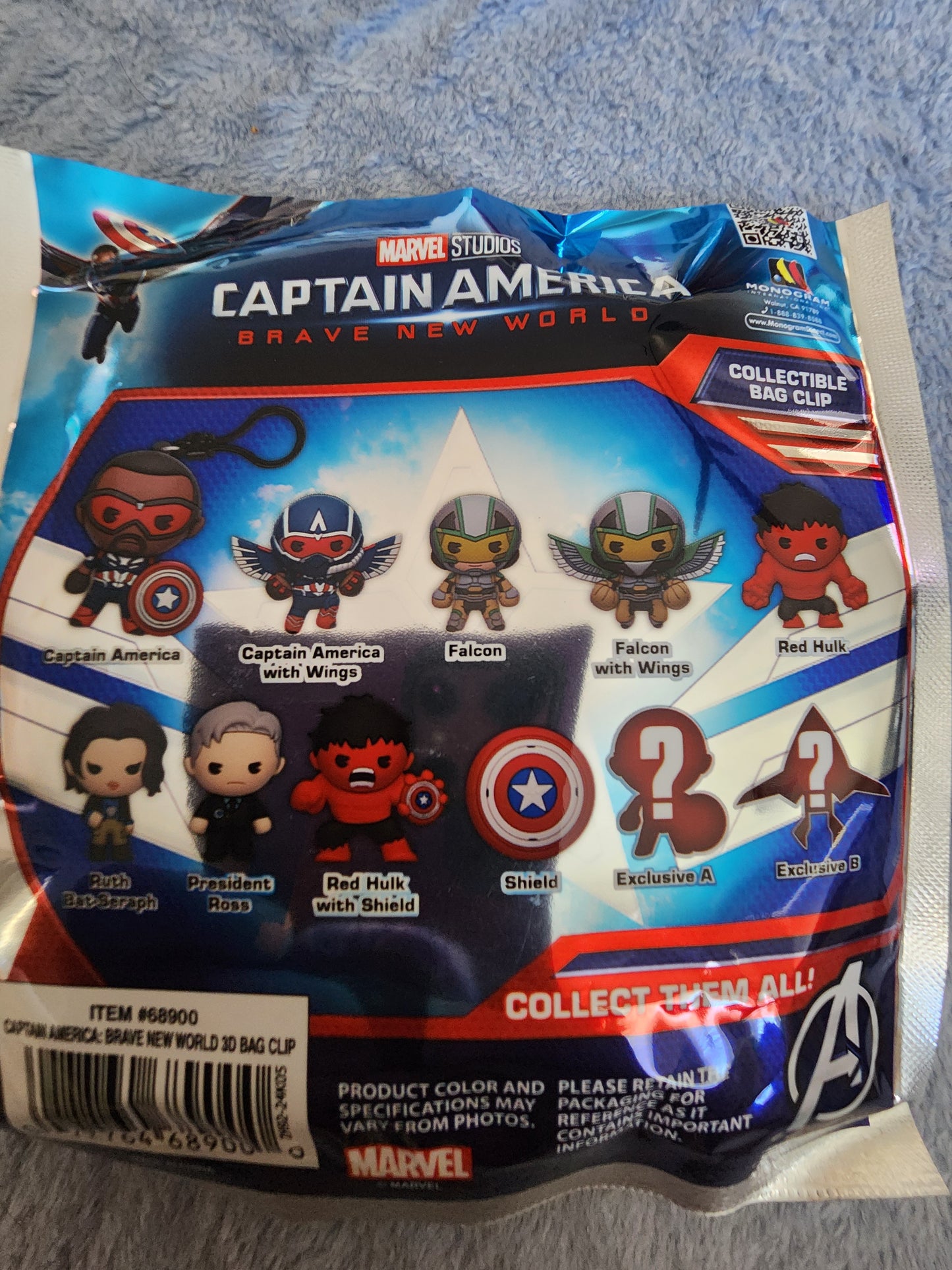 Marvel Captain America Brave New World Mystery Bag Clips