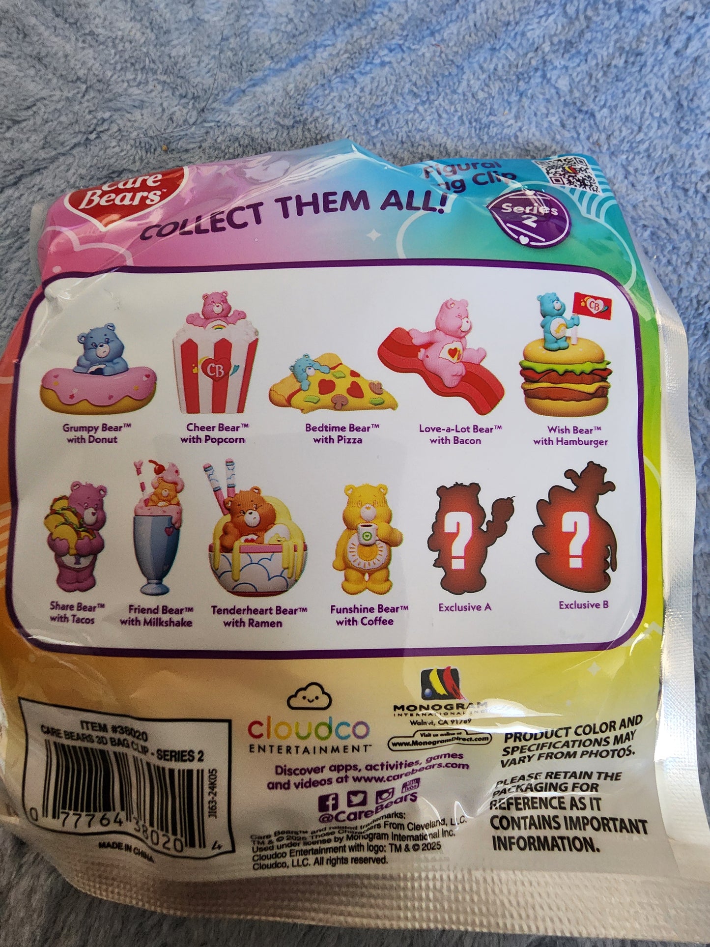 Care Bears Snack Treats Exclusive Mystery Bag Clips