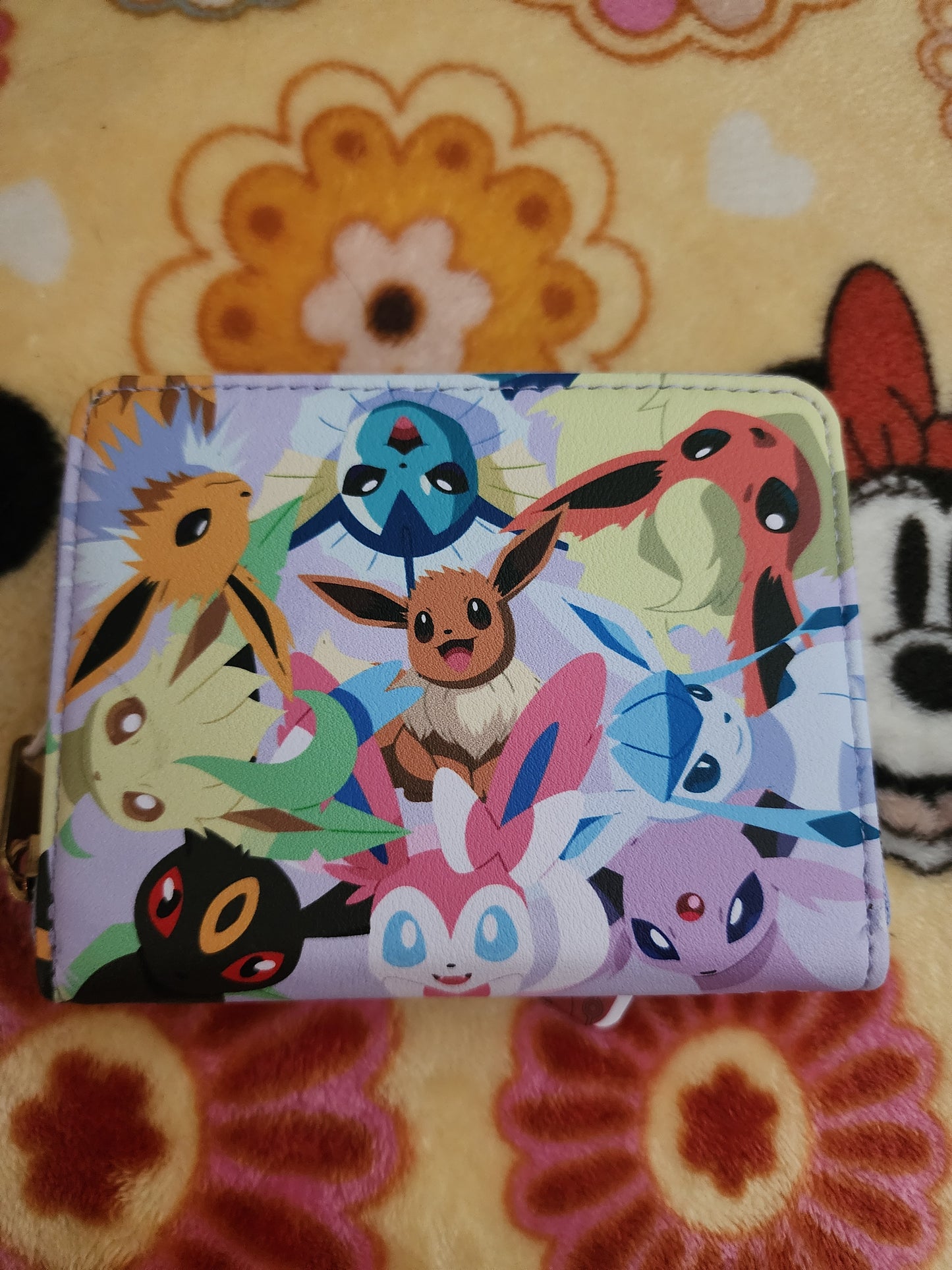 Loungefly Pokemon Evolutions of Eevee Wallet