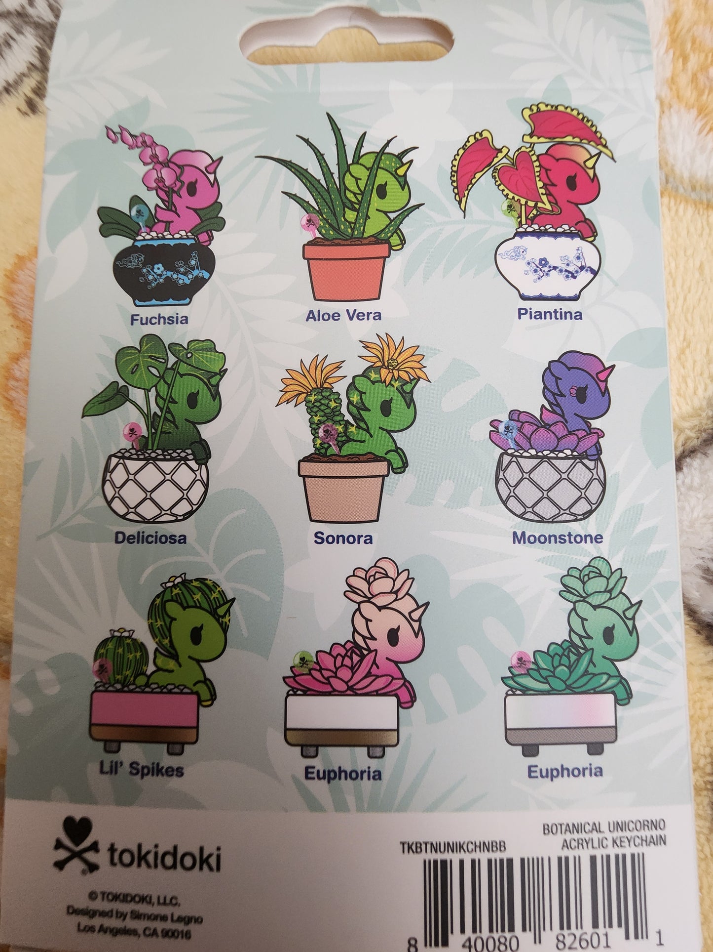 Tokidoki Unicorno Botanical Mystery Keychains