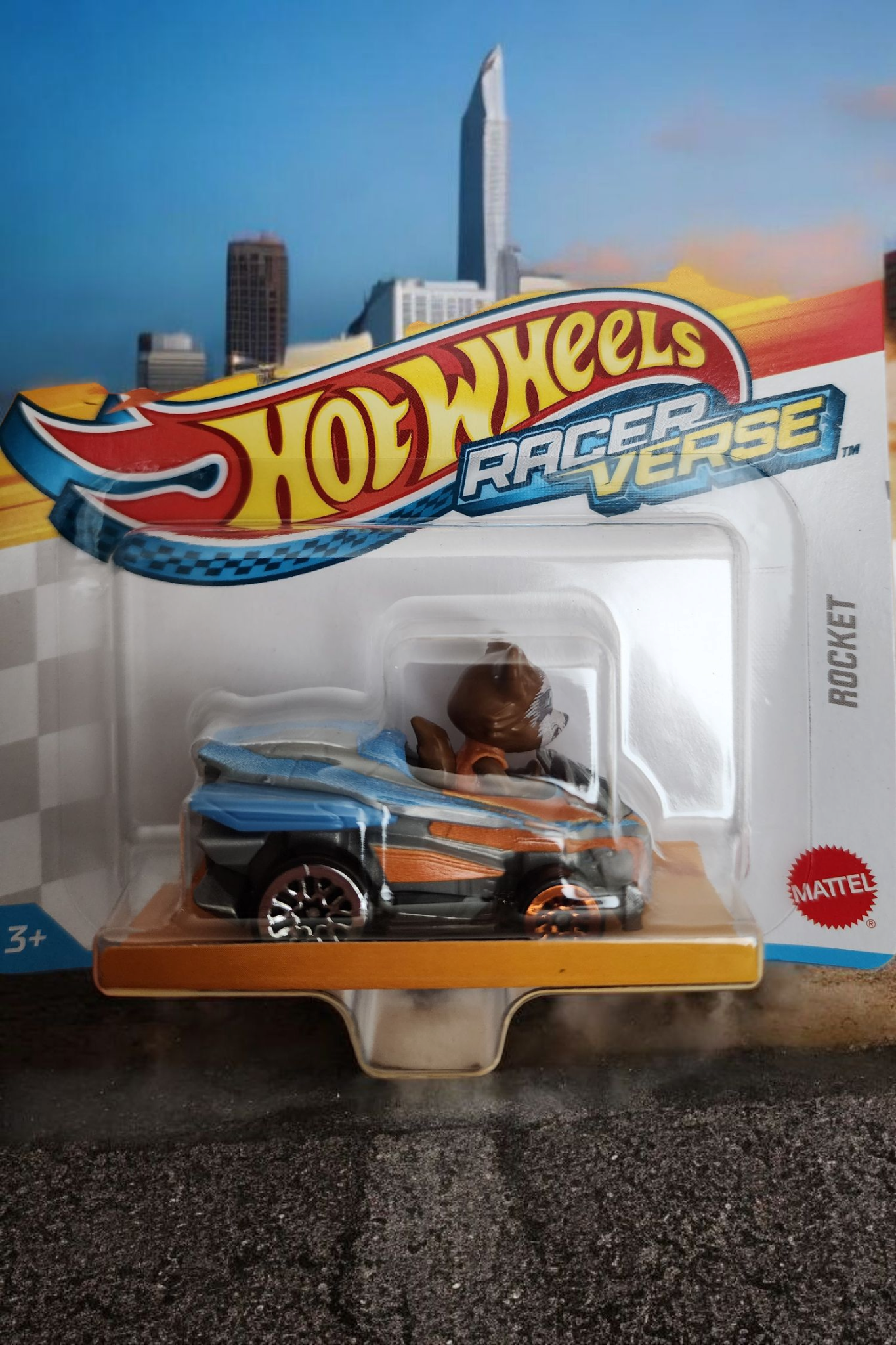 Hot Wheels Disney Marvel Rocket RacerVerse Car