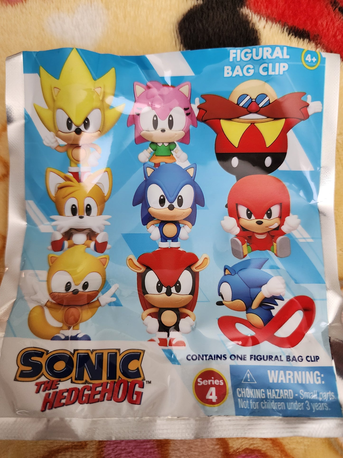 Sonic the Hedgehog Movie Characters Mystery Bag Clips