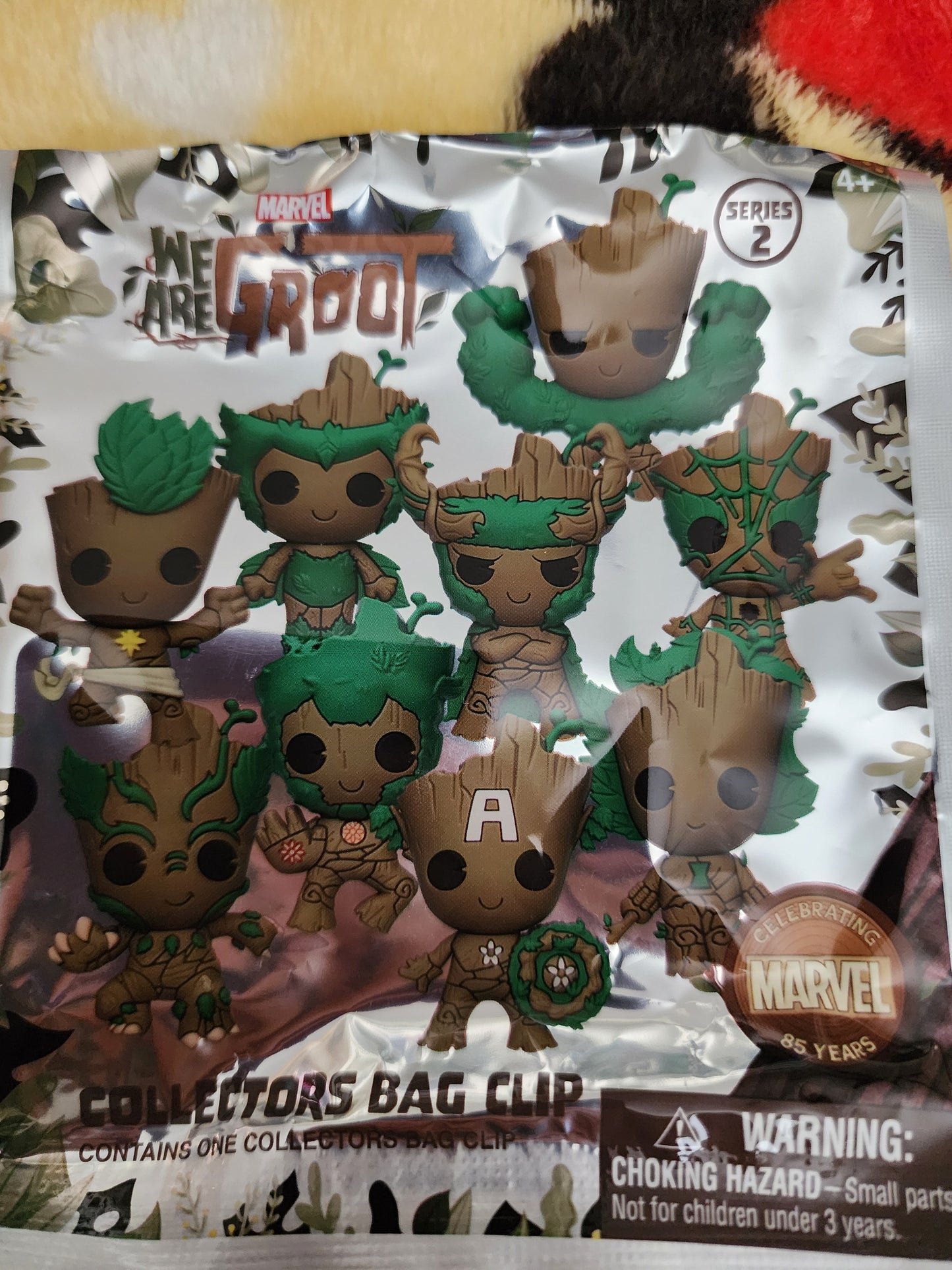Marvel 85th Anniversary We Are Groot as Marvel Characters Series 2 Bag Clips
