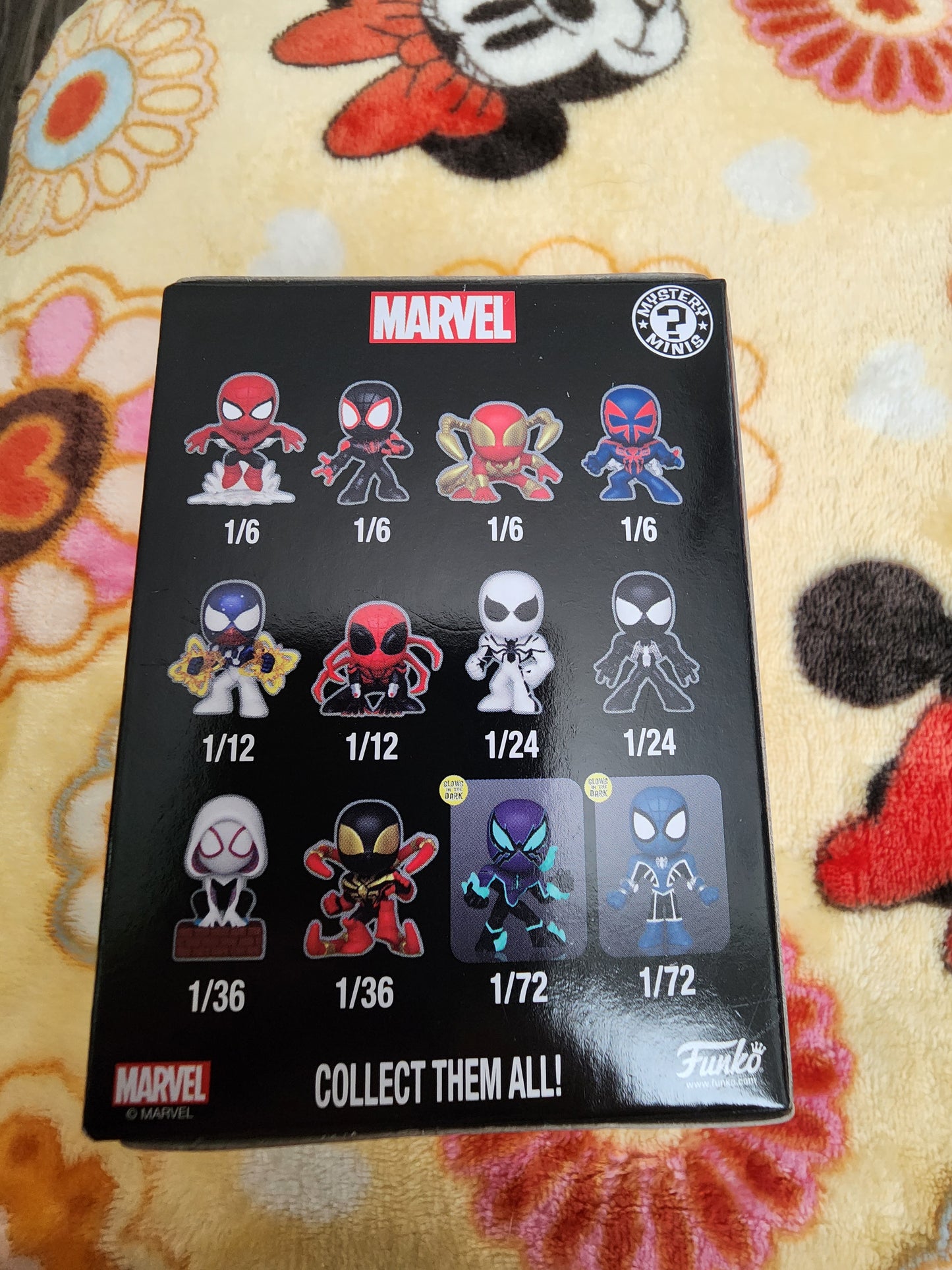 Funko Minis Marvel Spiderman Mystery Figures