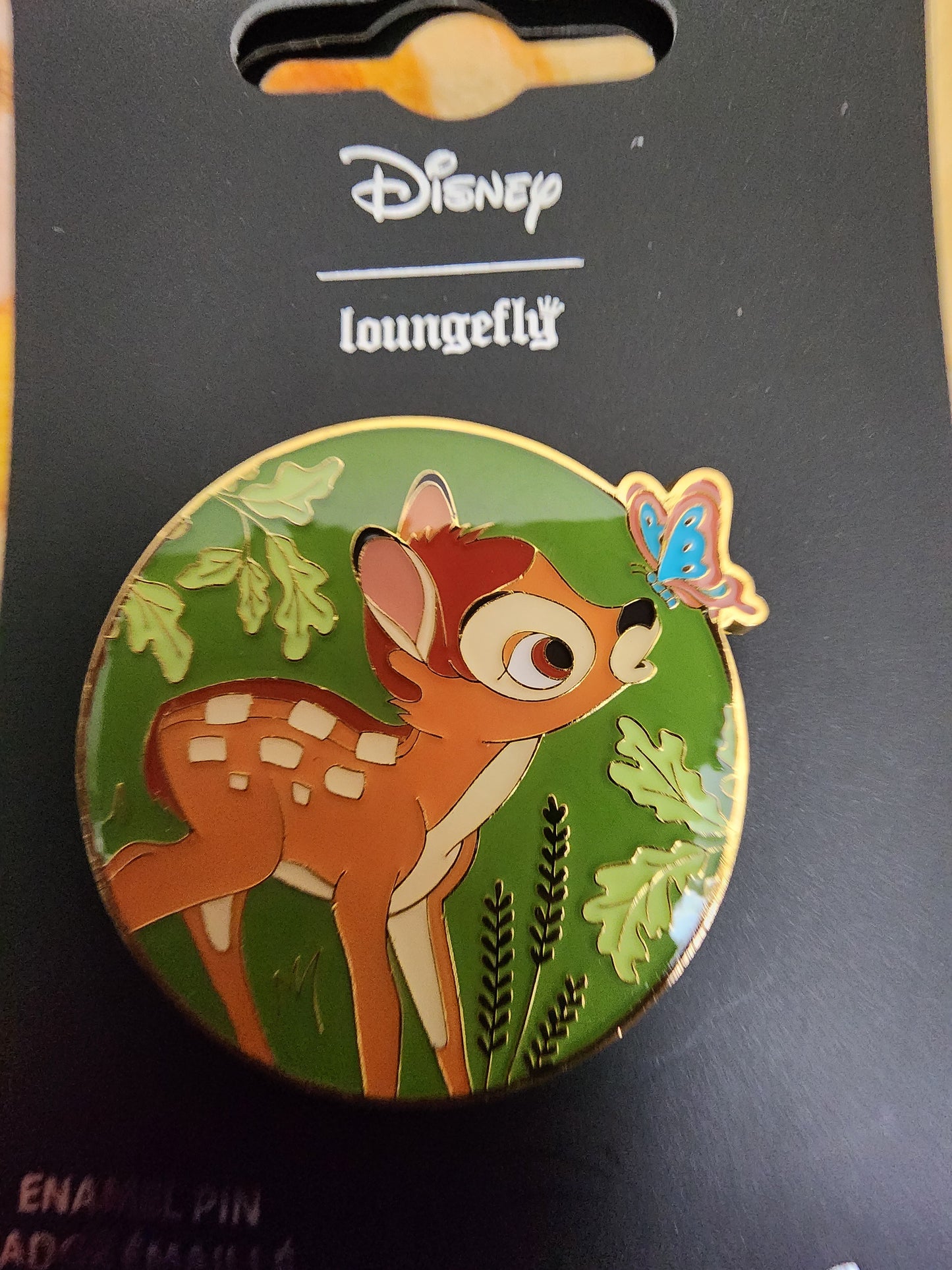 Loungefly Disney Bambi and Butterfly Spring Pin