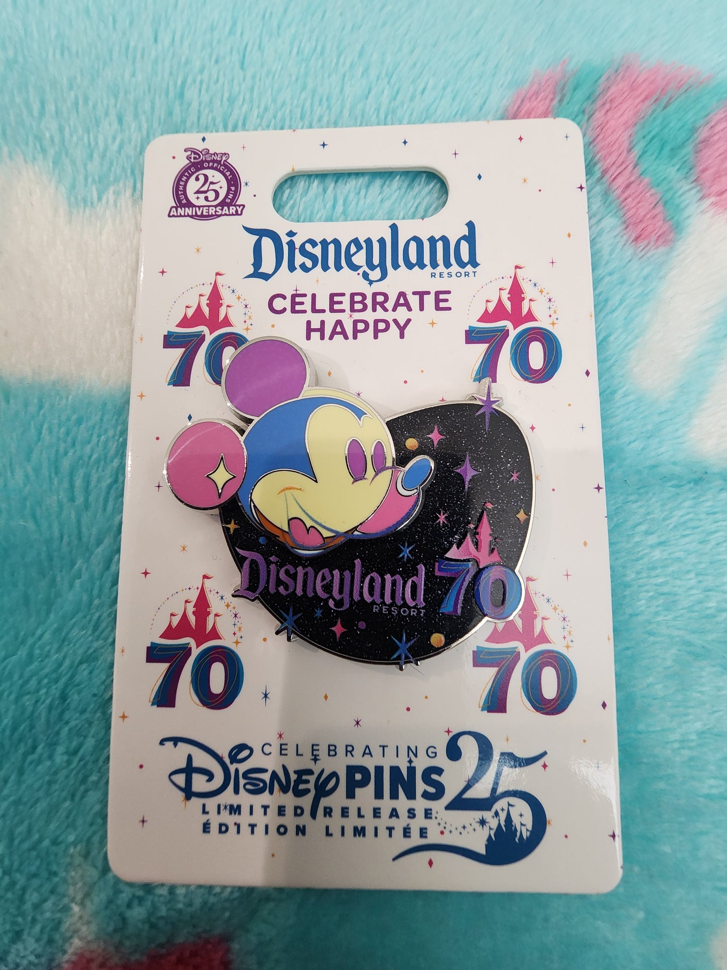 Disneyland Park 70th Anniversary Celebration Limited Edition Pin