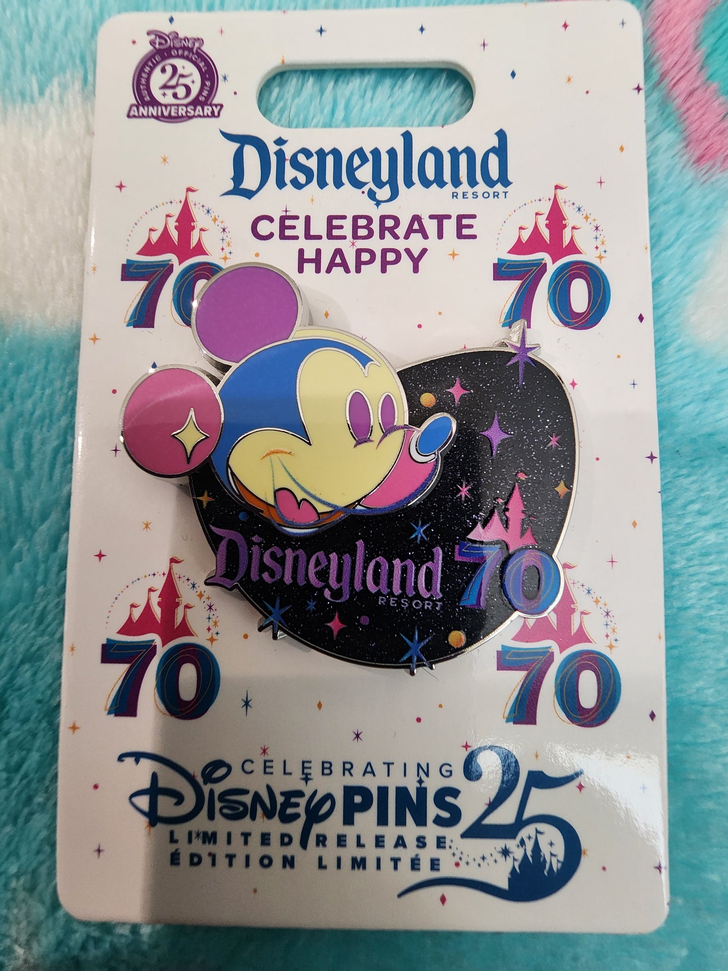 Disneyland Park 70th Anniversary Celebration Limited Edition Pin