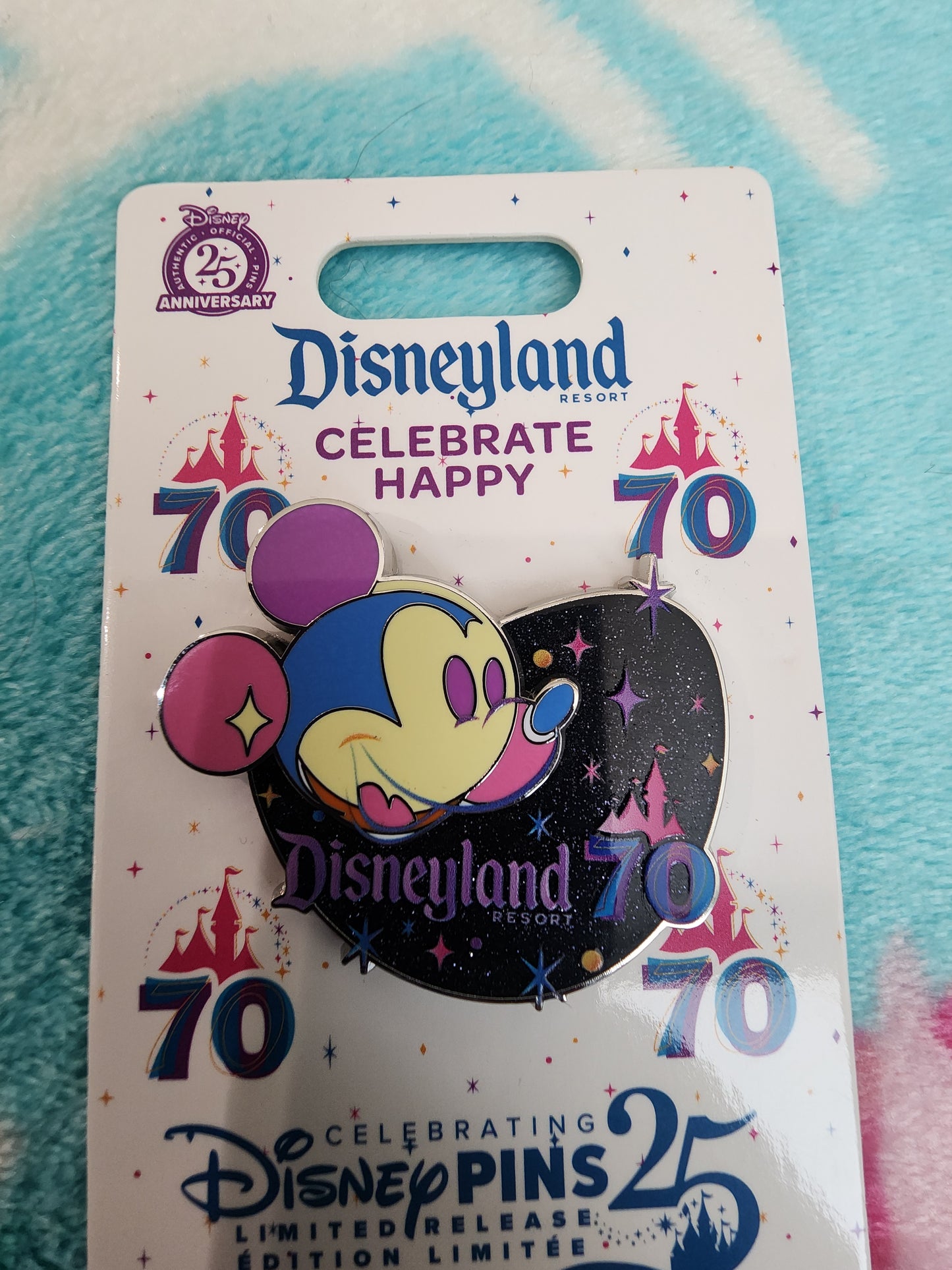 Disneyland Park 70th Anniversary Celebration Limited Edition Pin