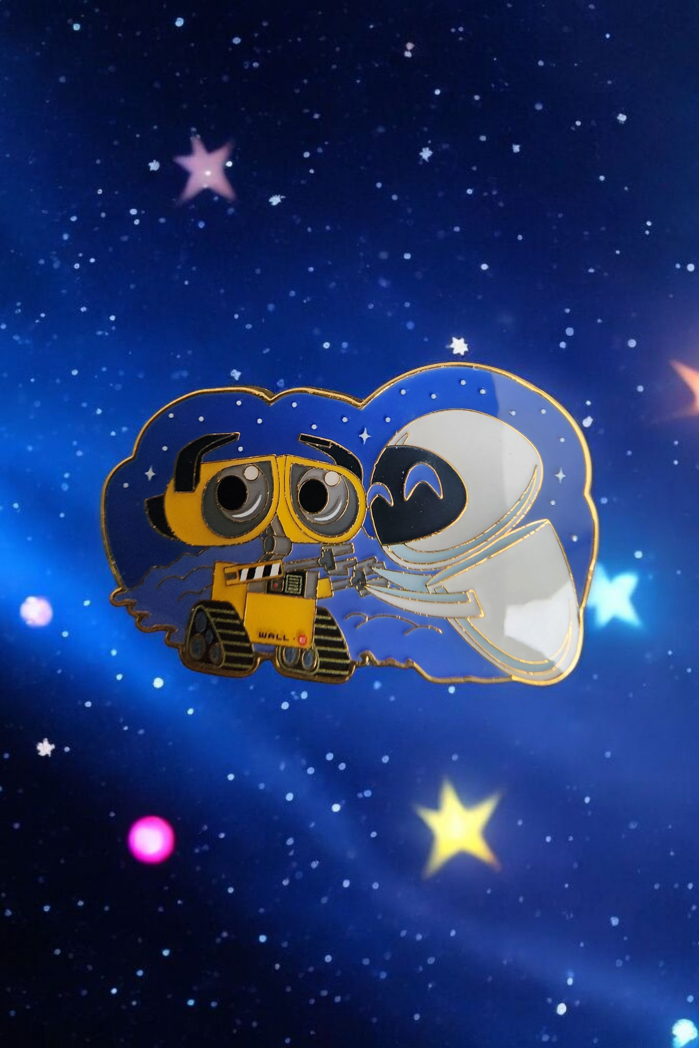 Loungefly Disney Wall-E and Eve Galactic Pin