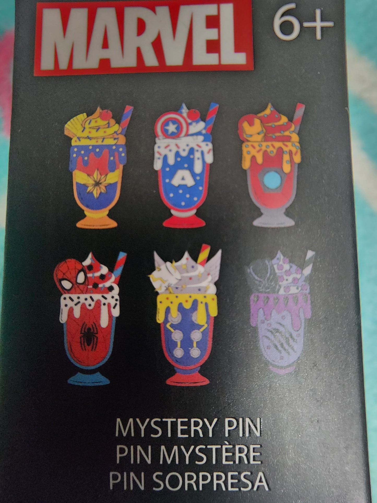 Loungefly Marvel Characters Milkshake Mystery Pins