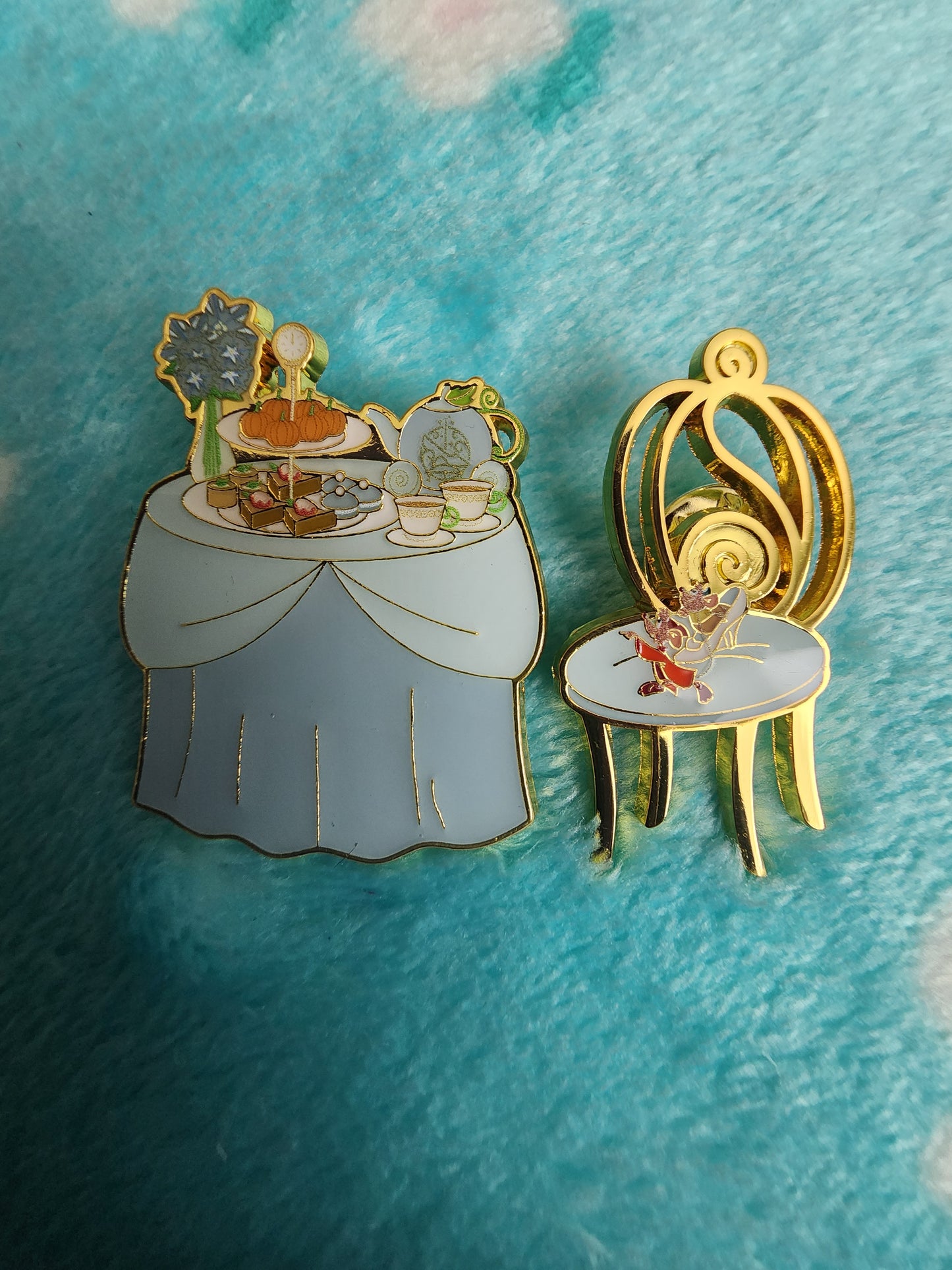 Loungefly Disney Princess and Sidekicks Tea Party Mystery Pins