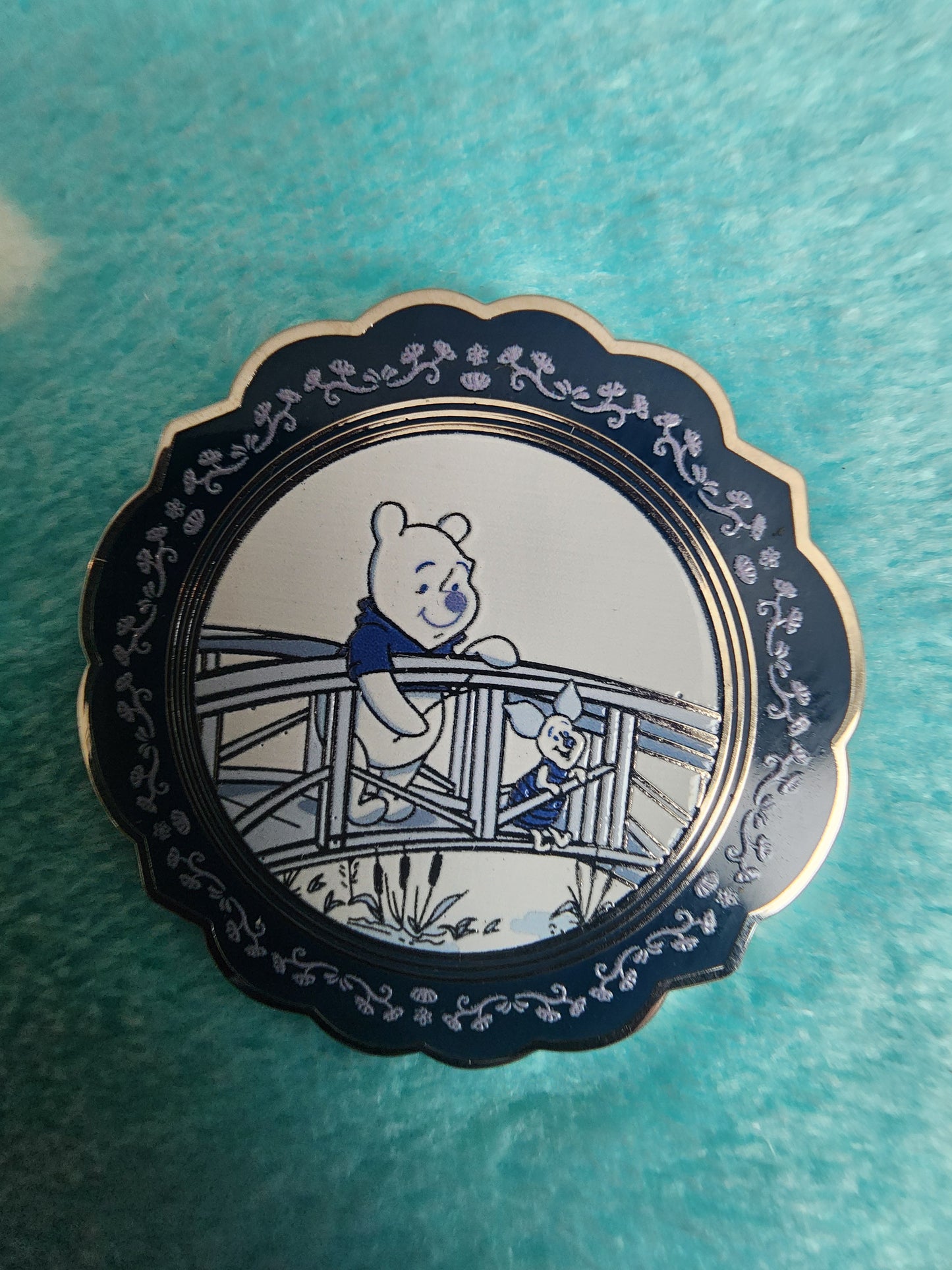 Loungefly Disney Winnie the Pooh and Friends Tonal Floral Mystery Pins