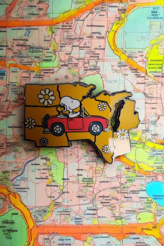 Loungefly Snoopy USA Road Trip Mystery Pins