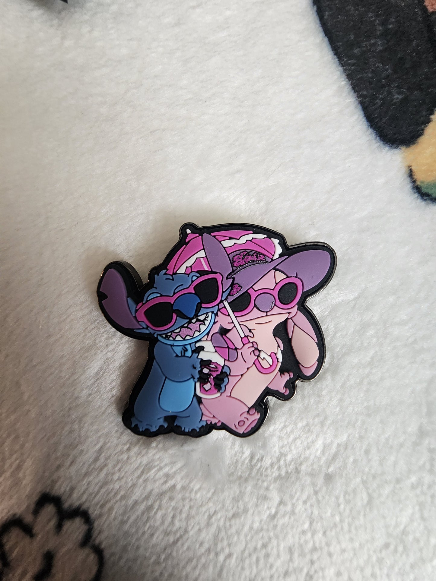 Loungefly Disney Stitch and Angel Vacation Tropical Scented Mystery Pins