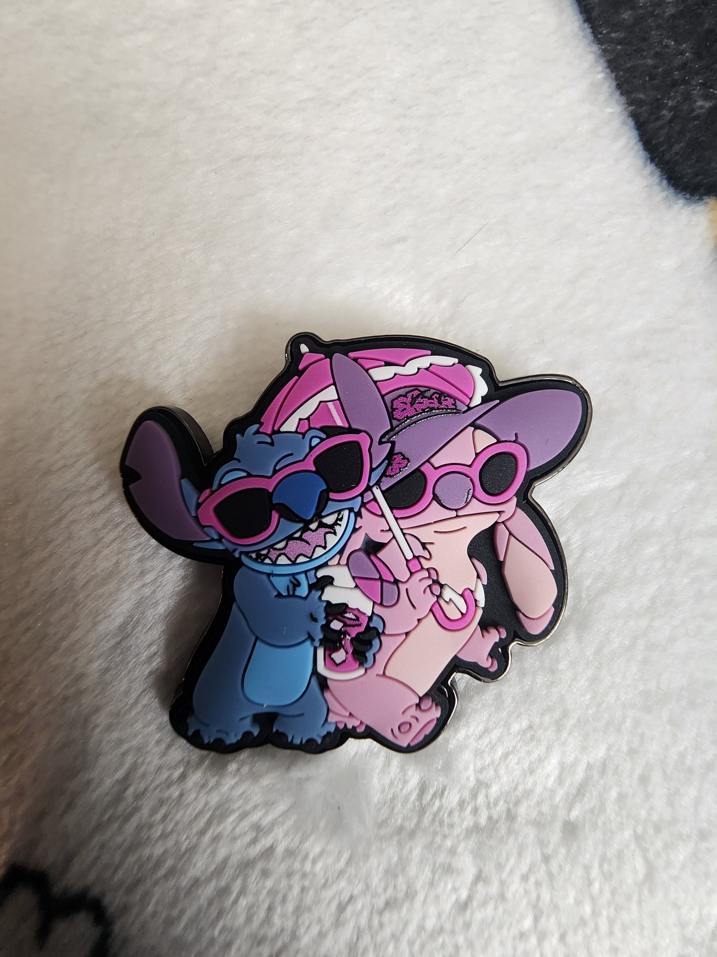 Loungefly Disney Stitch and Angel Vacation Tropical Scented Mystery Pins