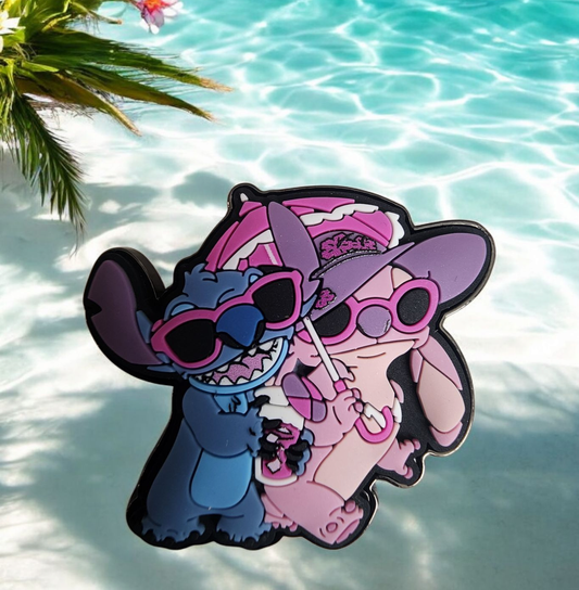 Loungefly Disney Stitch and Angel Vacation Tropical Scented Mystery Pins