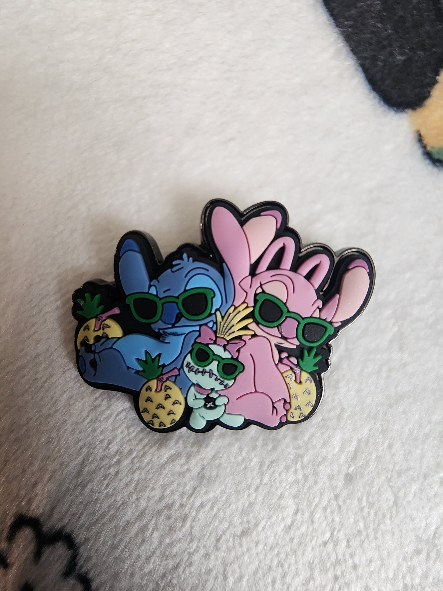 Loungefly Disney Stitch and Angel Vacation Tropical Scented Mystery Pins