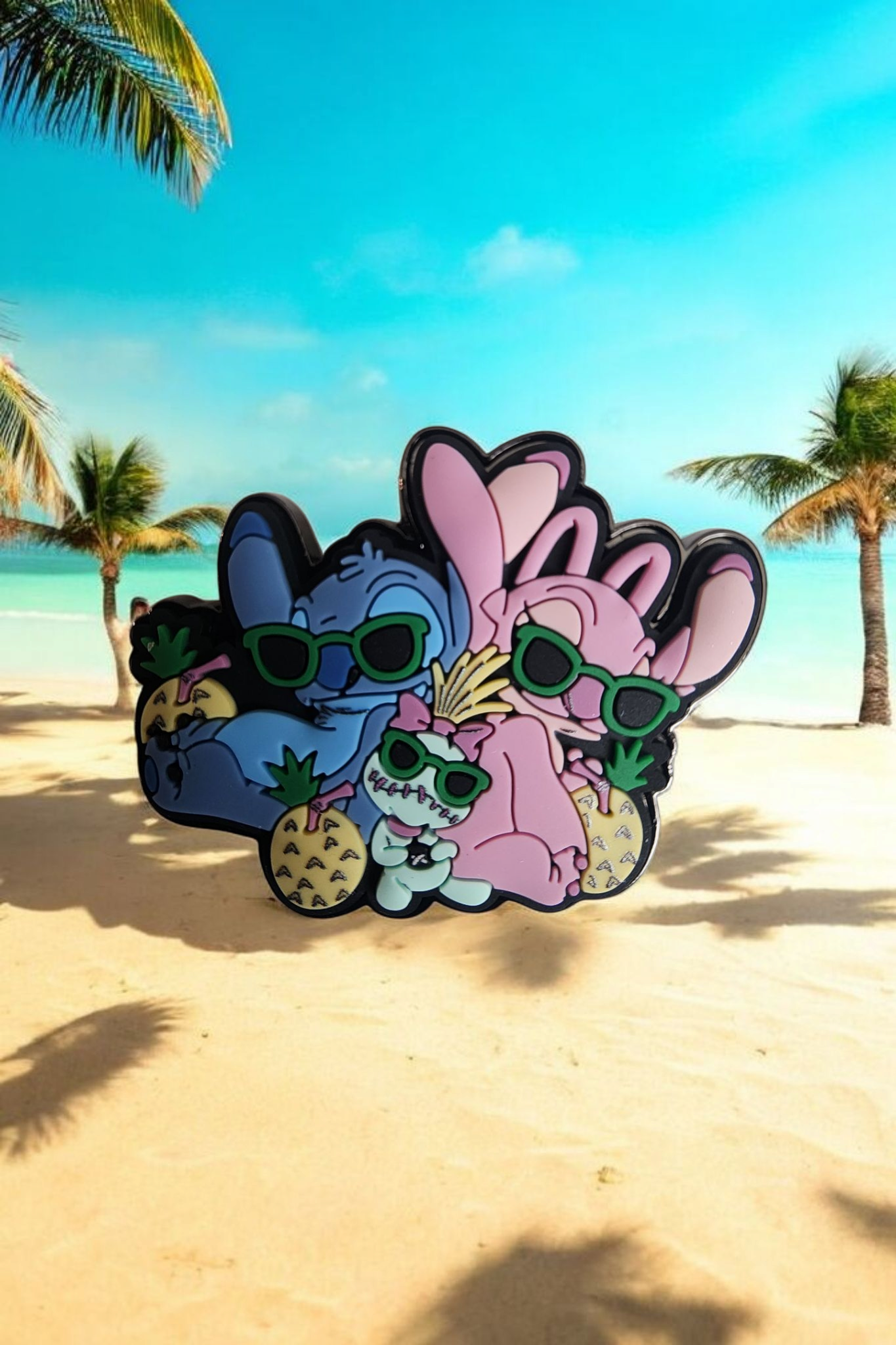 Loungefly Disney Stitch and Angel Vacation Tropical Scented Mystery Pins
