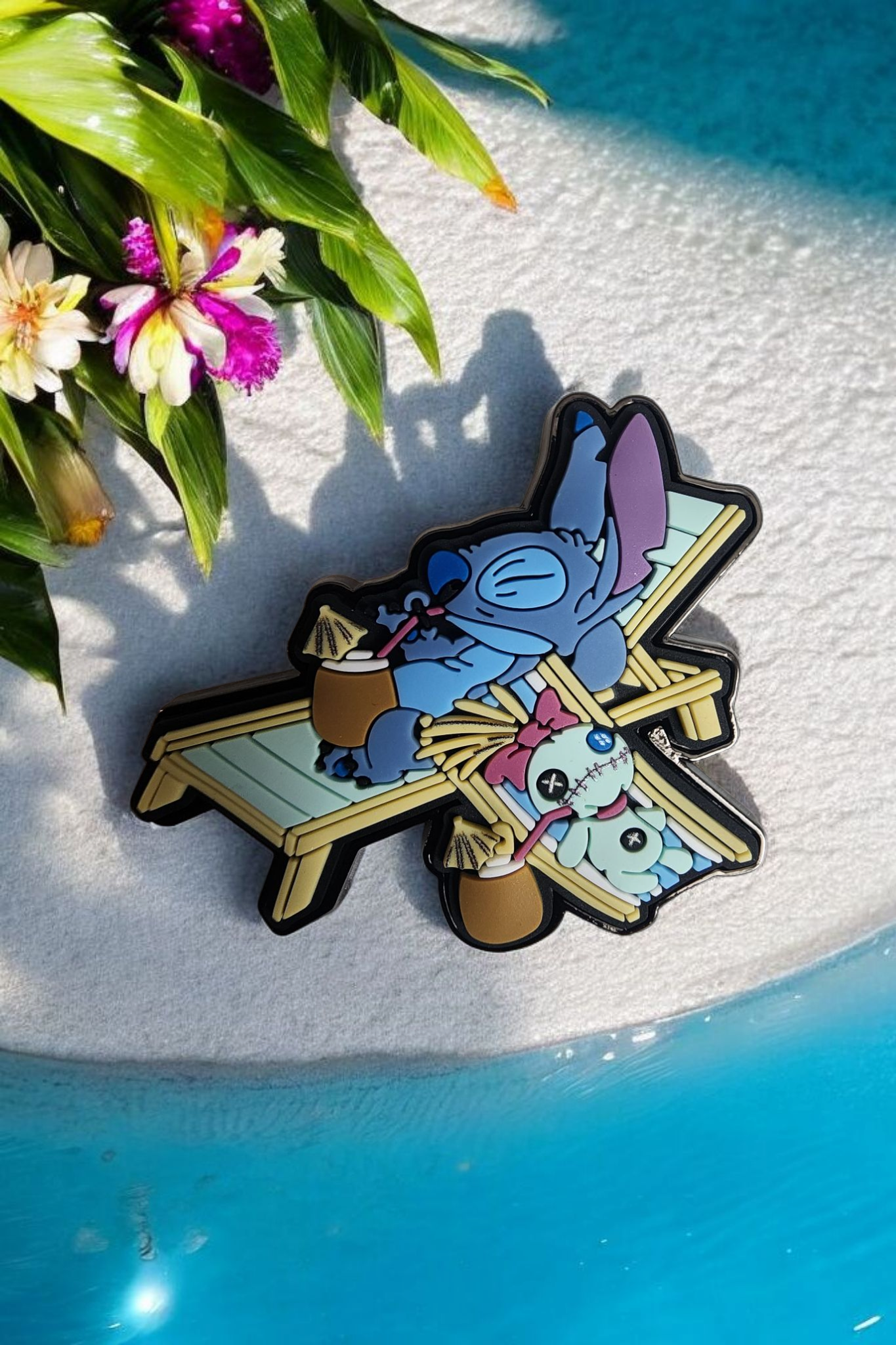 Loungefly Disney Stitch and Angel Vacation Tropical Scented Mystery Pins