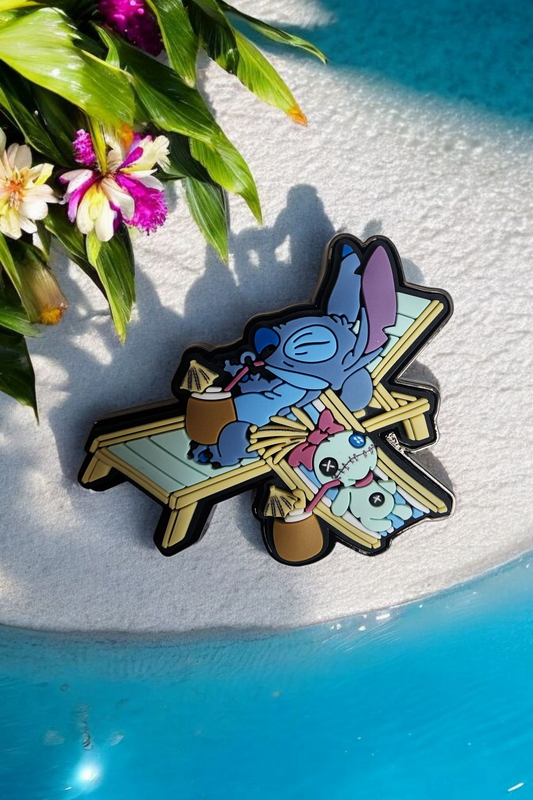 Loungefly Disney Stitch and Angel Vacation Tropical Scented Mystery Pins