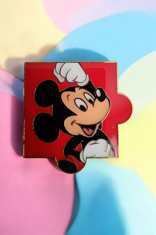Loungefly Disney Mickey and Friends Portrait Puzzle Pieces Mystery Pins