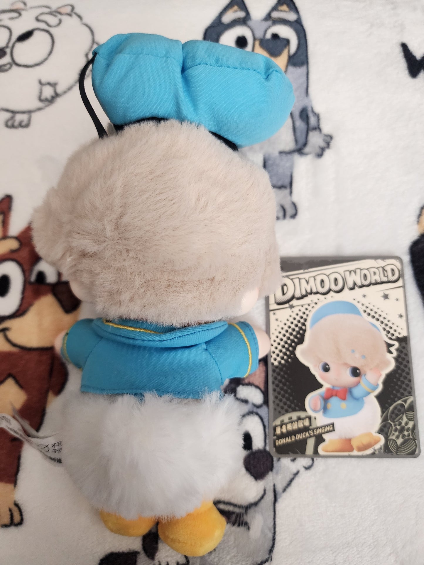 Pop Mart Disney Donald Duck Singing Dimoo World Vinyl Plush Keychain/Bag Clip