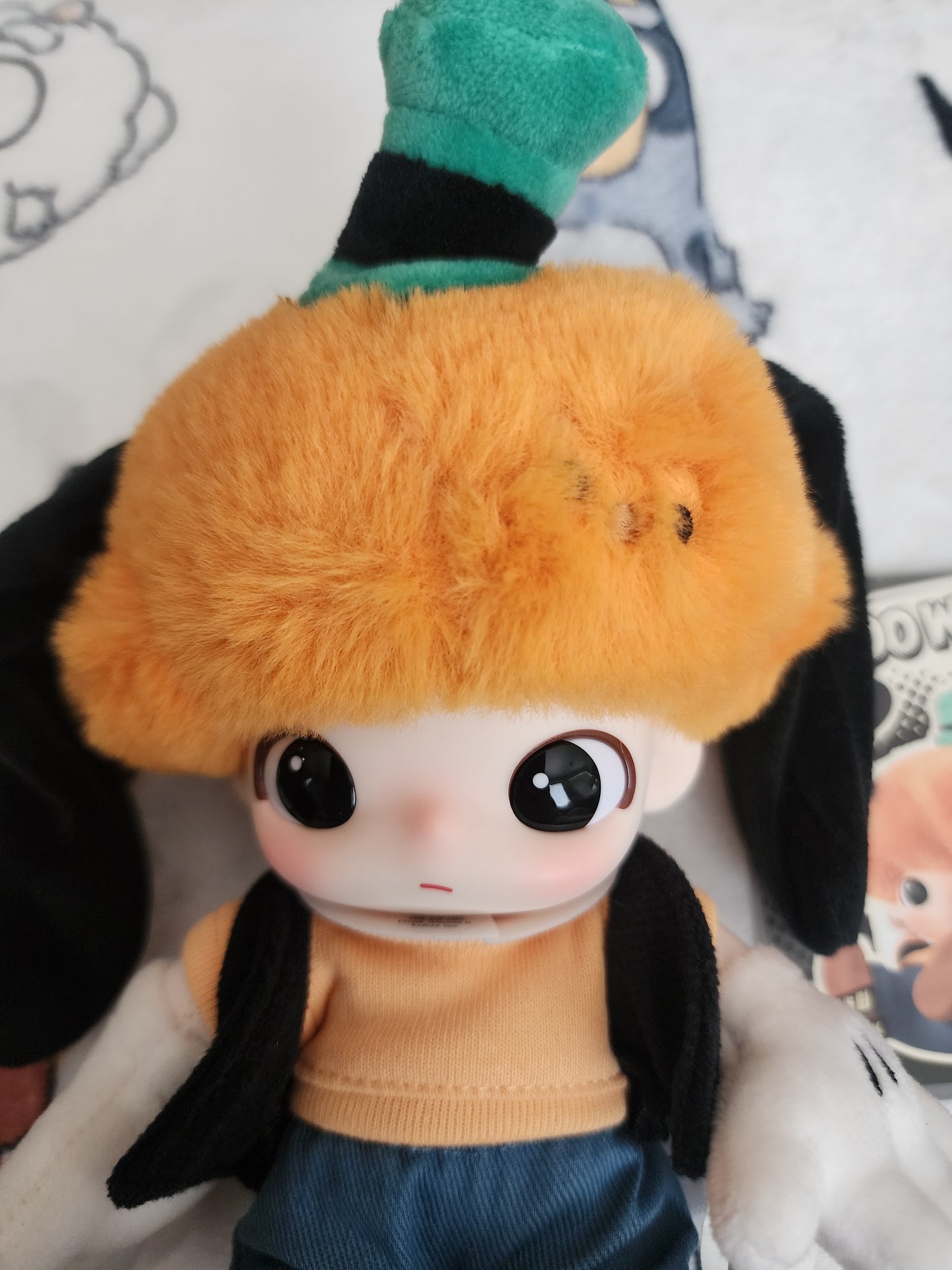 Pop Mart Disney Goofy's Prank Dimoo World Vinyl Plush Keychain/Bag Clip