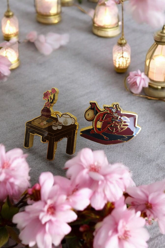 Loungefly Disney Princess and Sidekicks Tea Party Mystery Pins