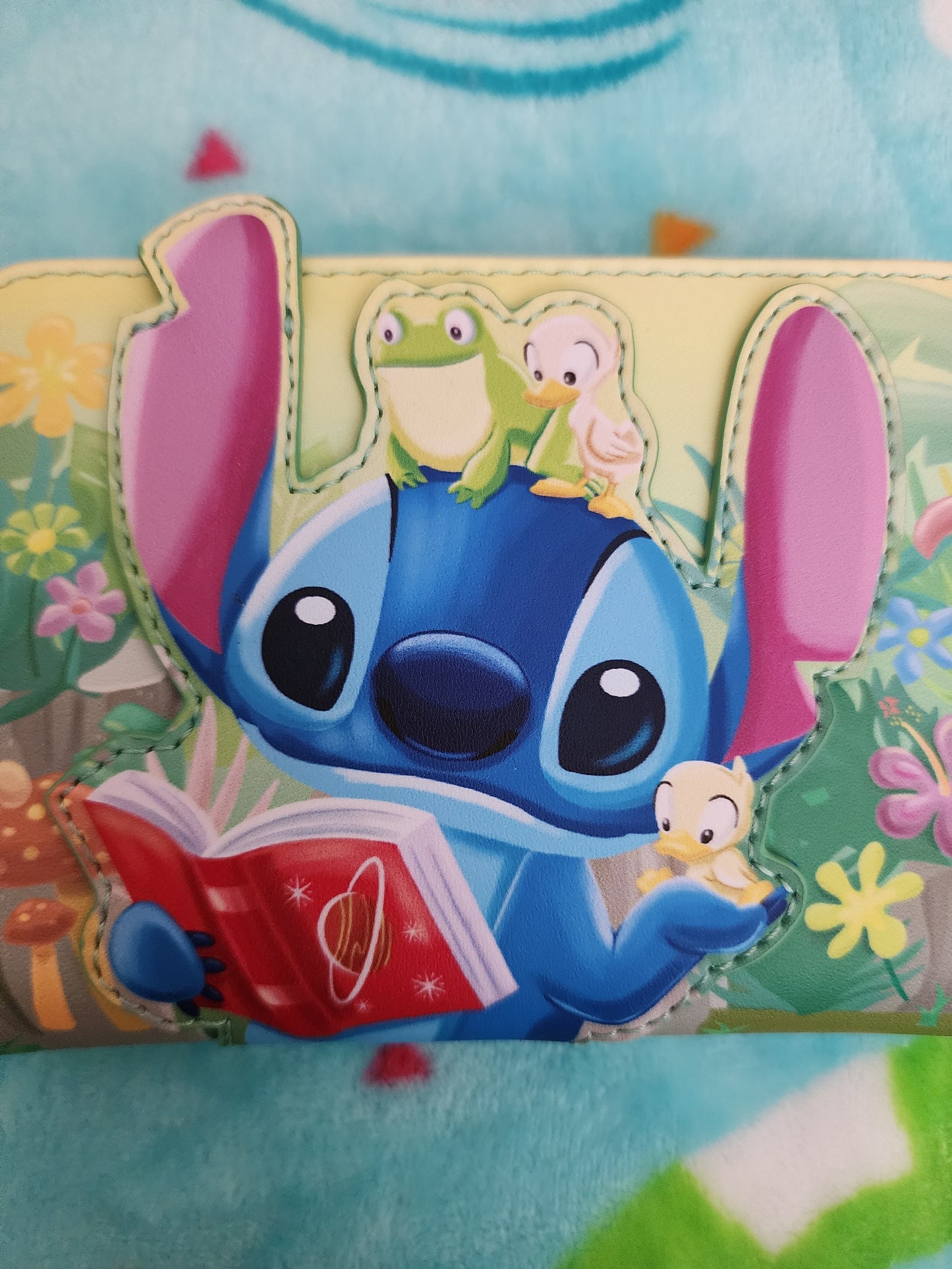 Loungefly Disney Stitch and Ducklings Reading Book Exclusive Wallet