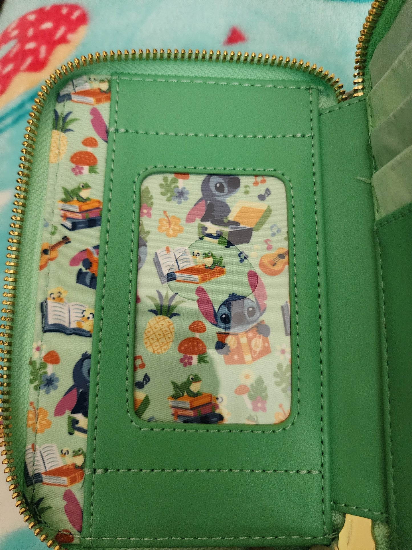 Loungefly Disney Stitch and Ducklings Reading Book Exclusive Wallet