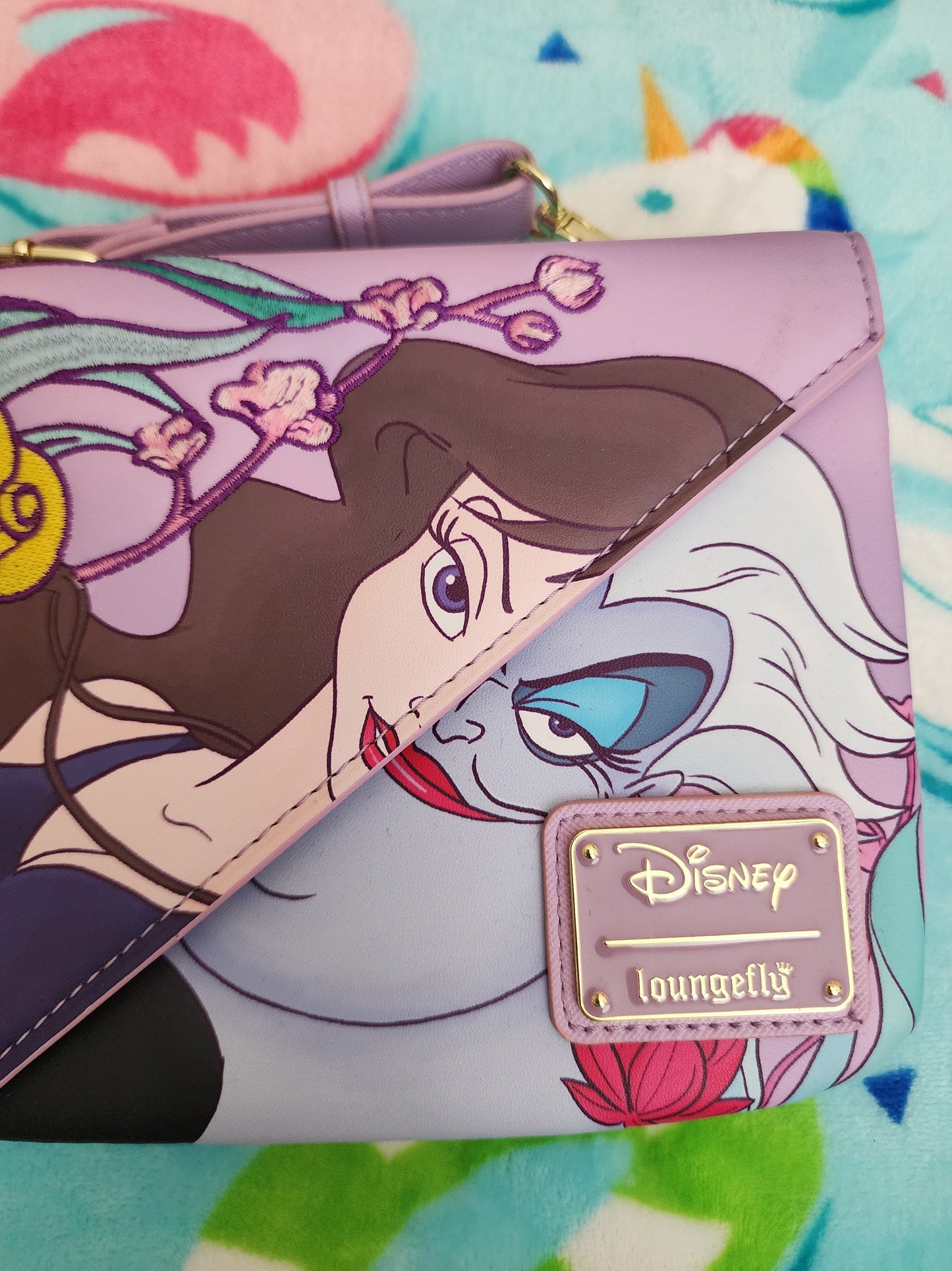 Loungefly Disney Little Mermaid Ursula and Vanessa Crossbody Bag