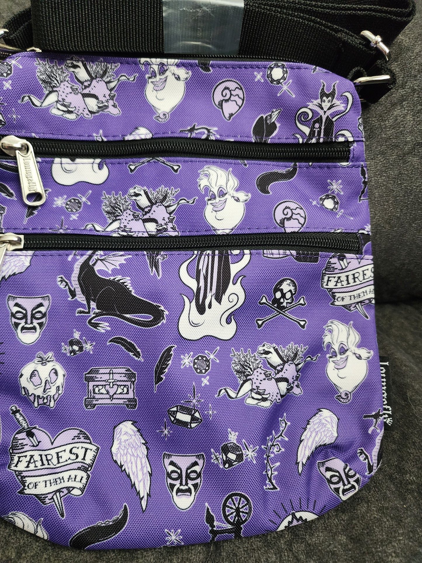 Loungefly Disney Villains Icon Crossbody Bag.