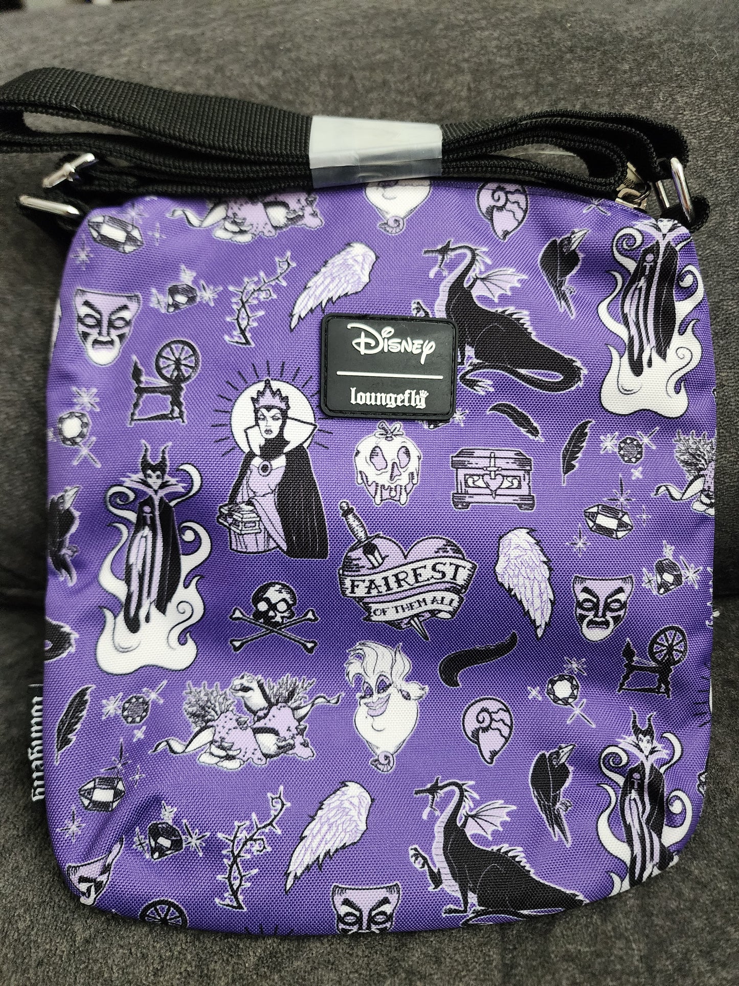 Loungefly Disney Villains Icon Crossbody Bag.
