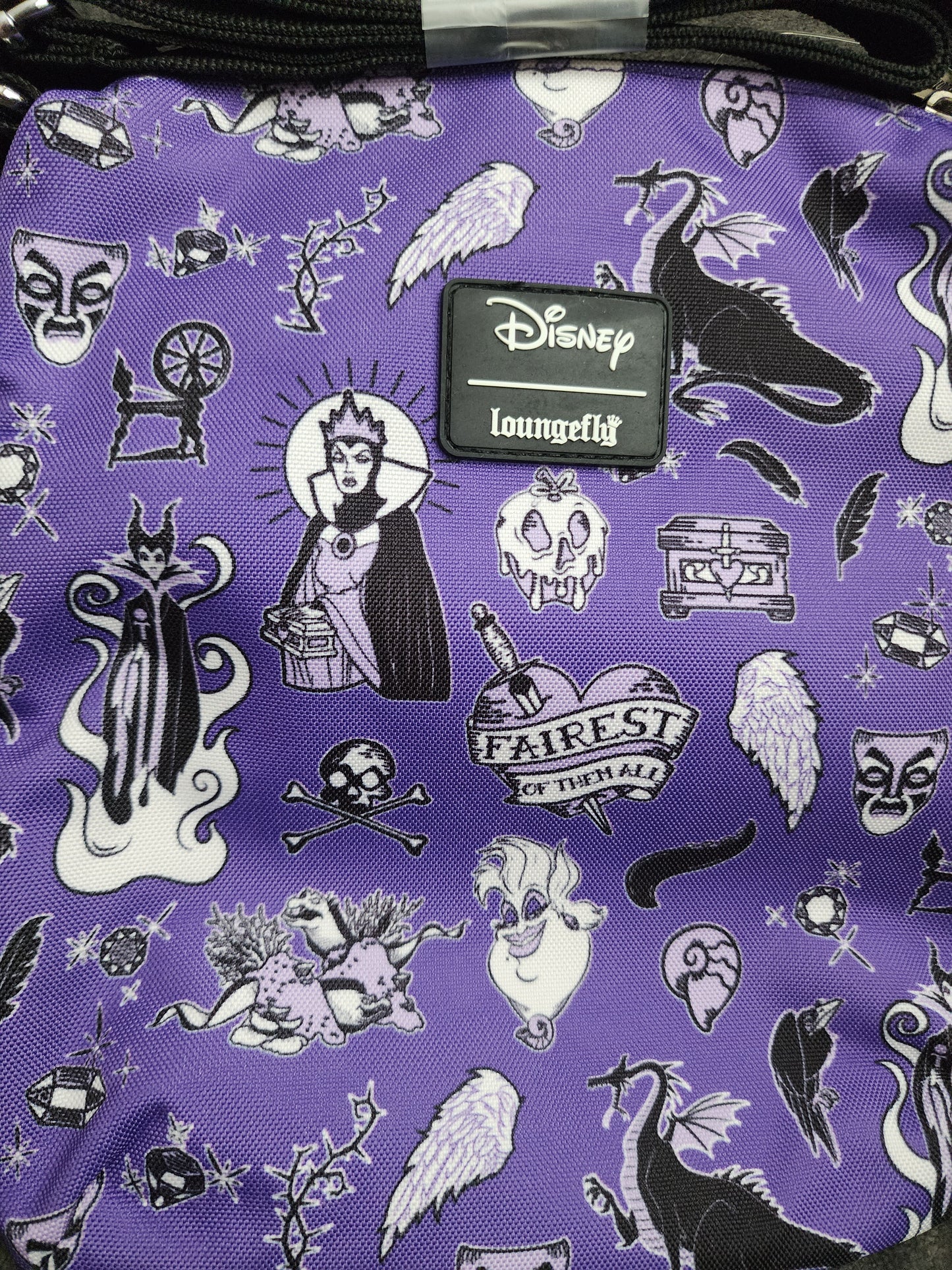 Loungefly Disney Villains Icon Crossbody Bag.