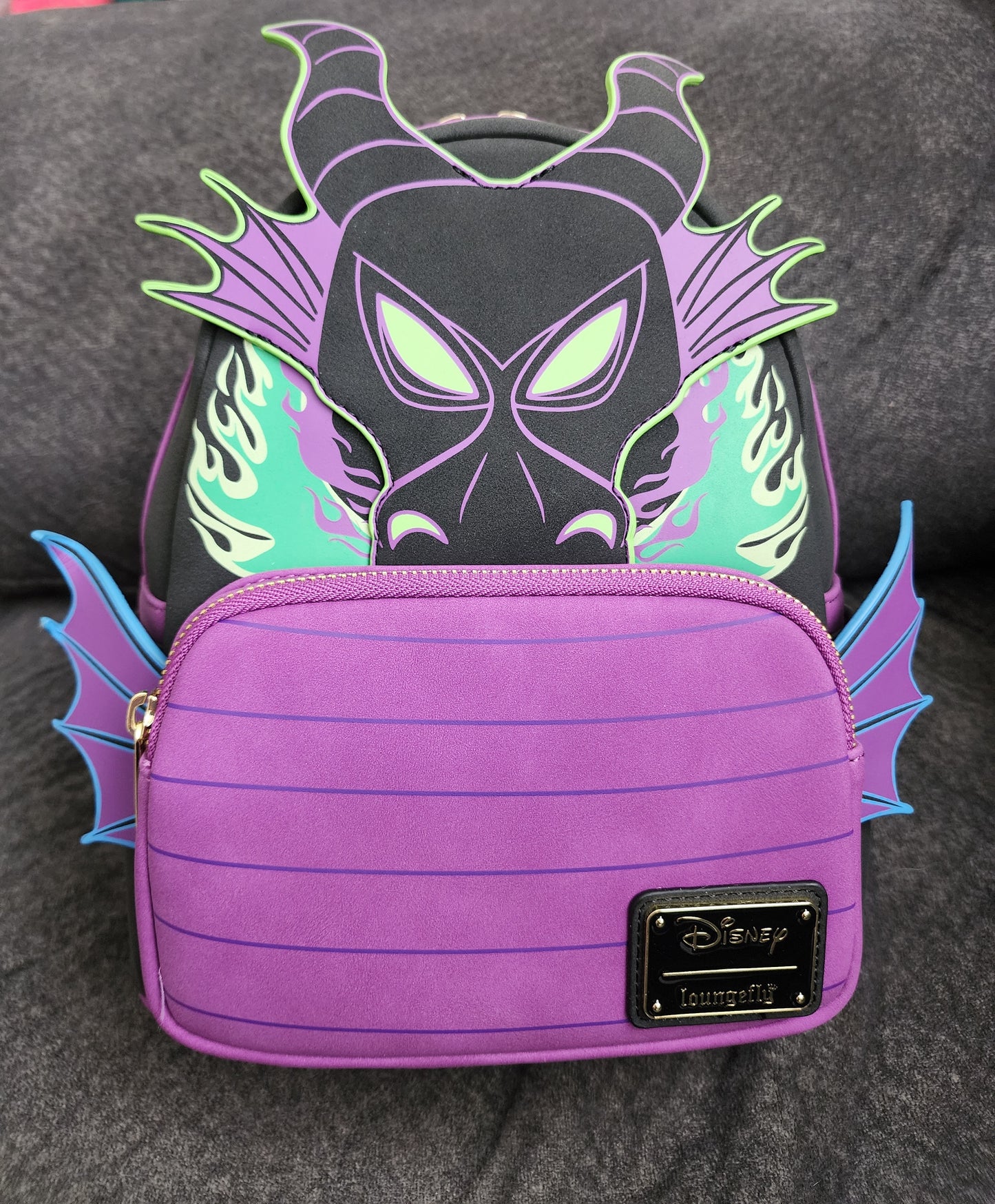 Loungefly Disney Malifacent Dragon Cosplay Exclusive Backpack
