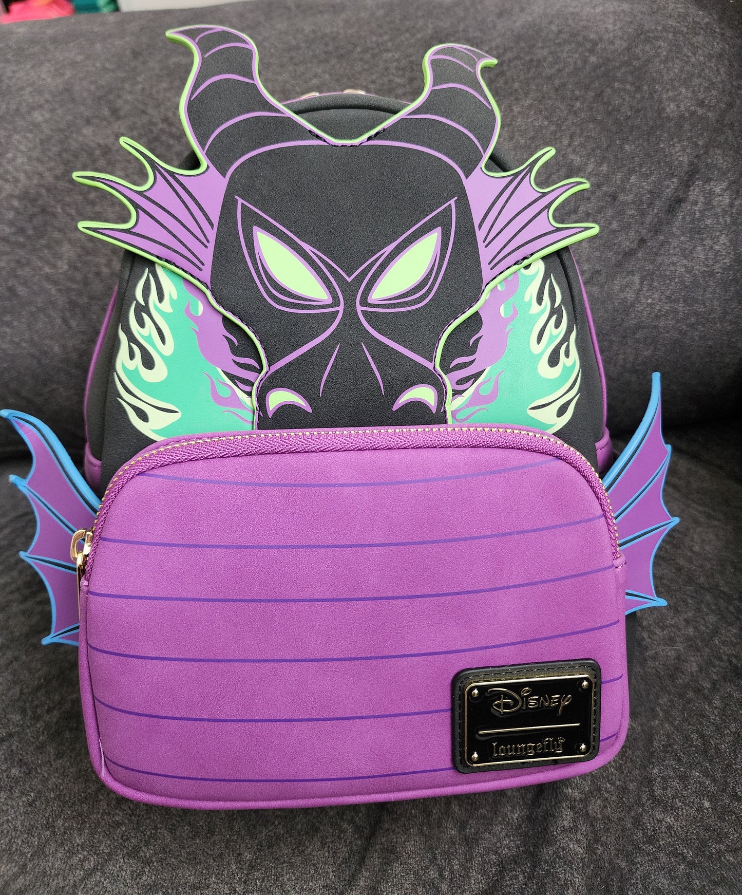 Loungefly Disney Malifacent Dragon Cosplay Exclusive Backpack