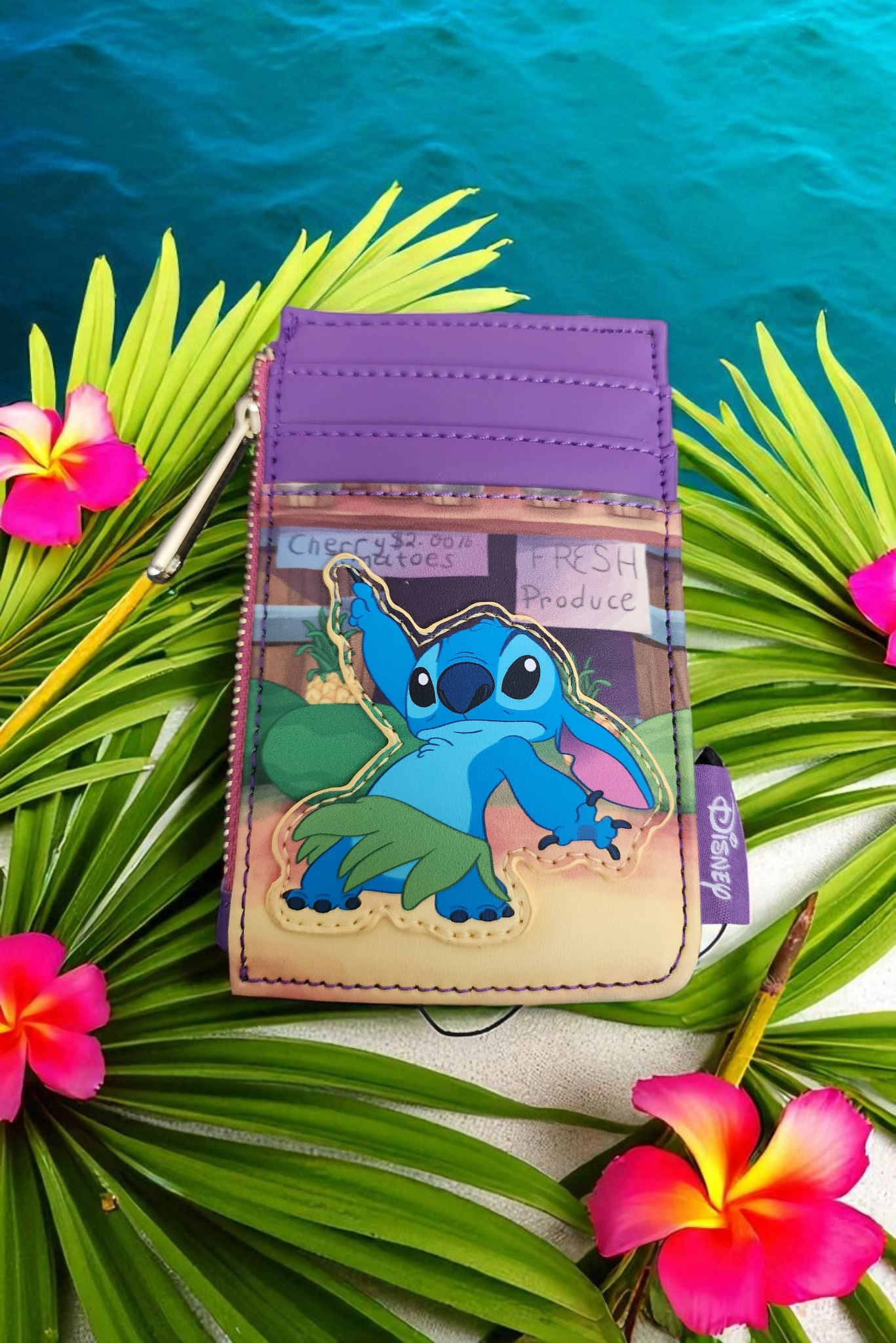 Loungefly Disney Lilo and Stitch Hula Dancing Card Holder