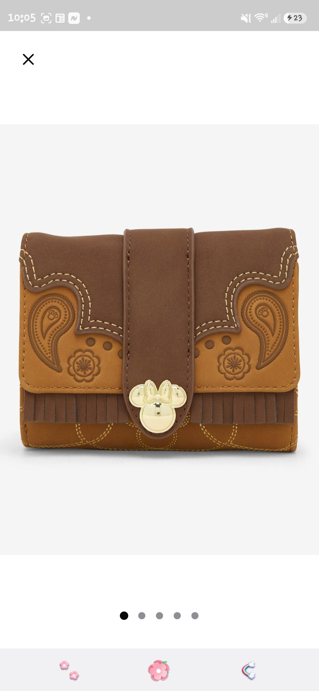 Loungefly Disney Minnie Mouse Western Style Wallet