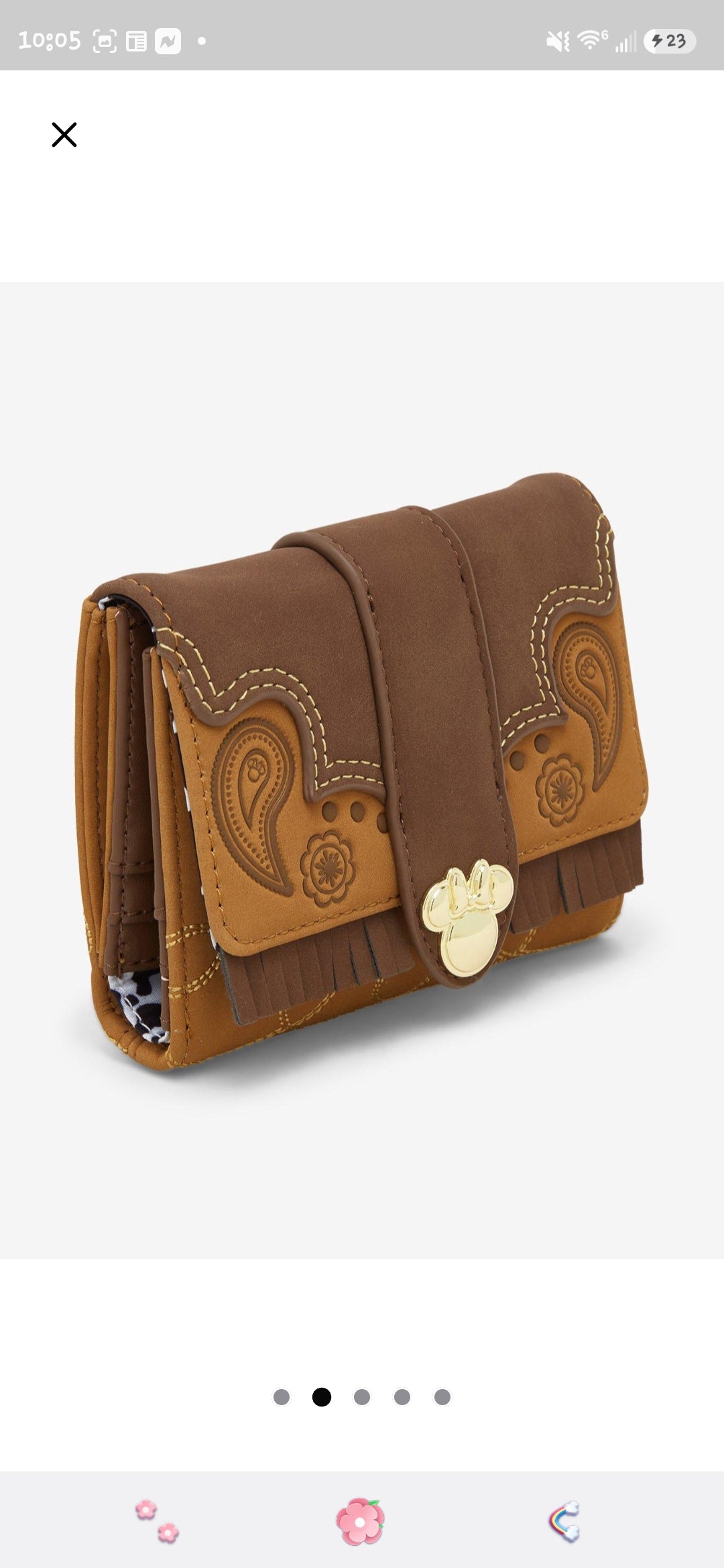 Loungefly Disney Minnie Mouse Western Style Wallet